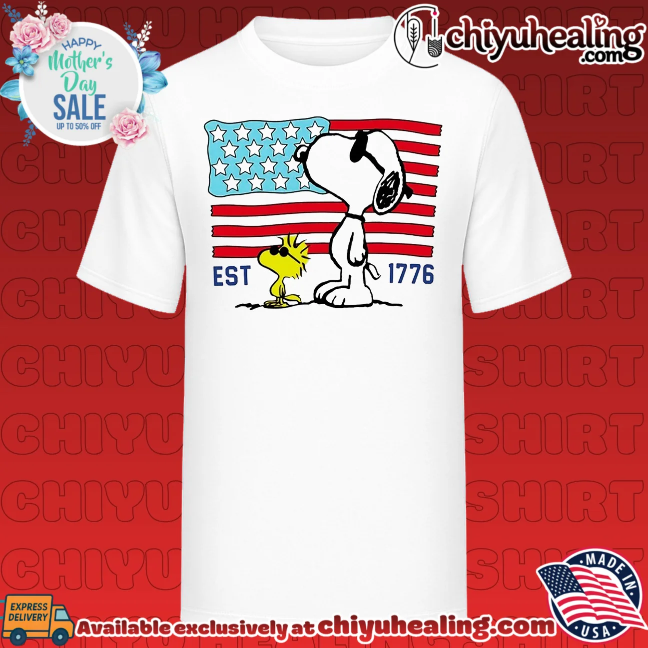 America 250th Anniversary Snoopy USA Pride