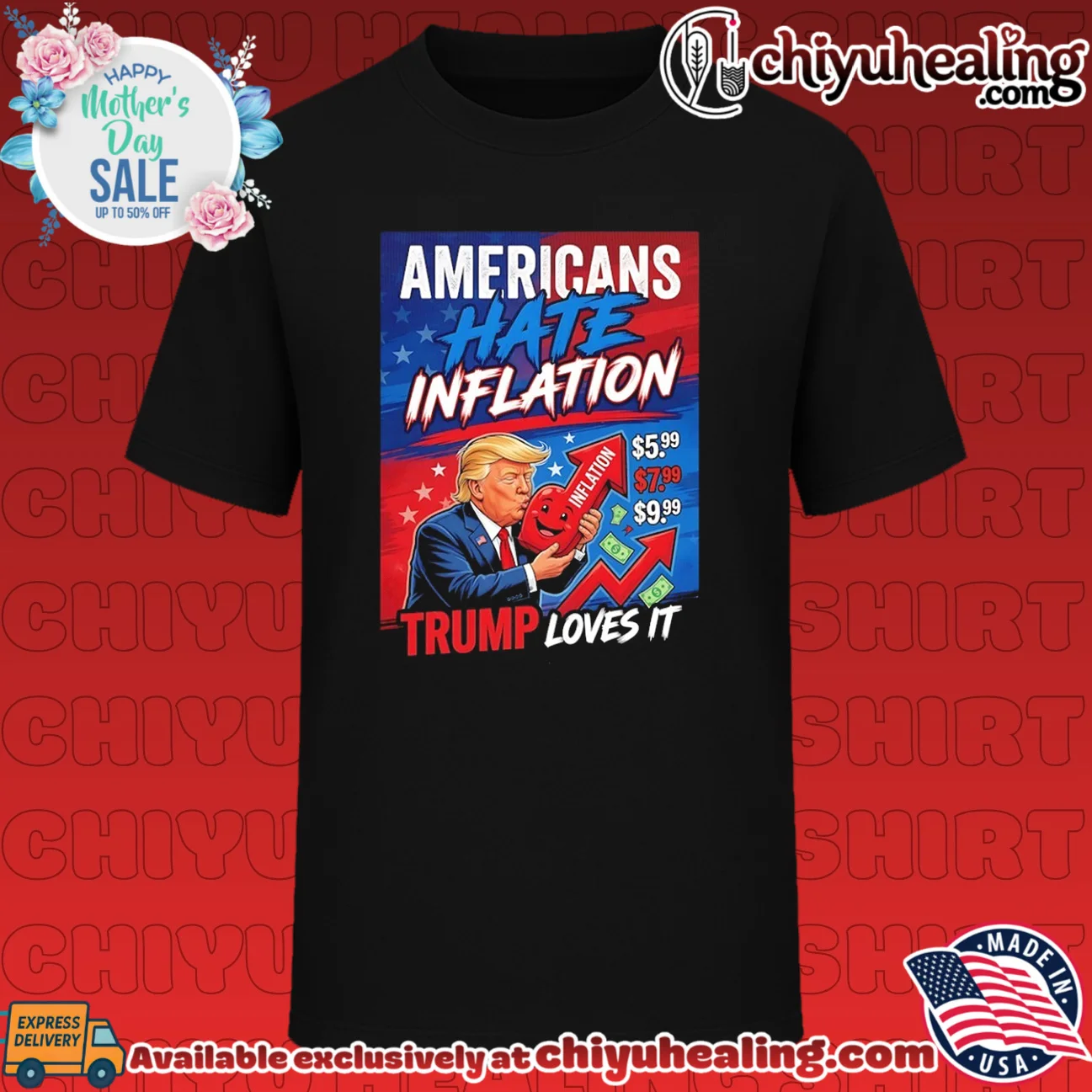 Americans hate inflation Trump loves it graphic