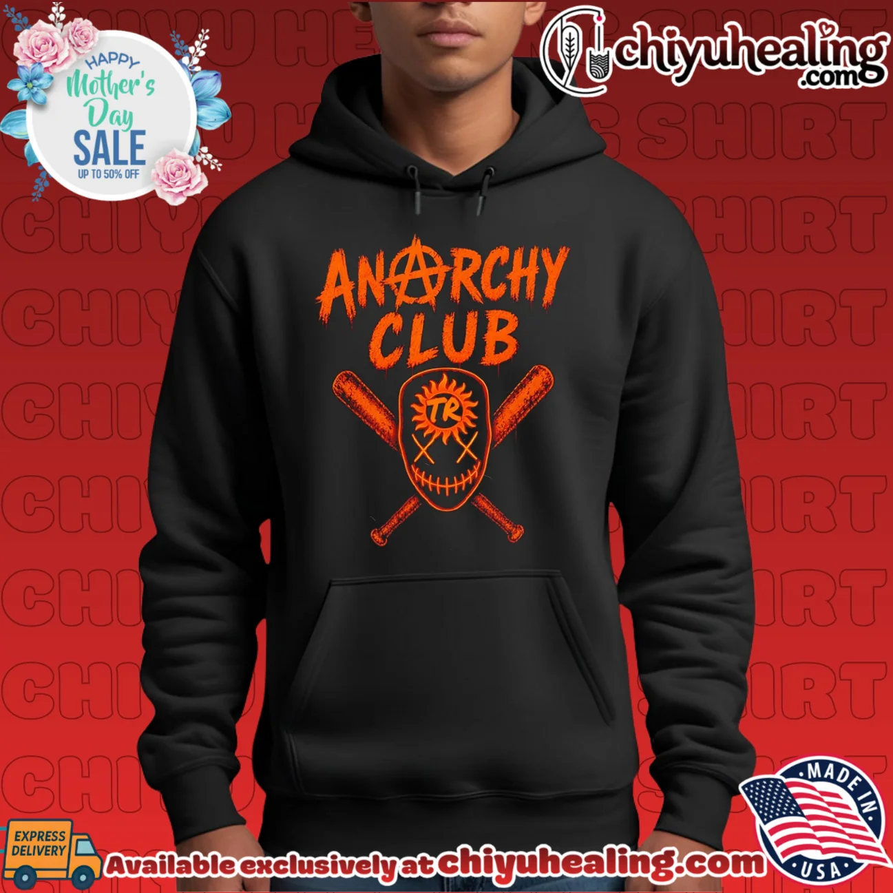 Anarchy Club masked face graphic elite shirt & hoodie | Exclusive Fan Gear Anarchy Club masked face graphic elite shirt & hoodie | Exclusive Fan Gear