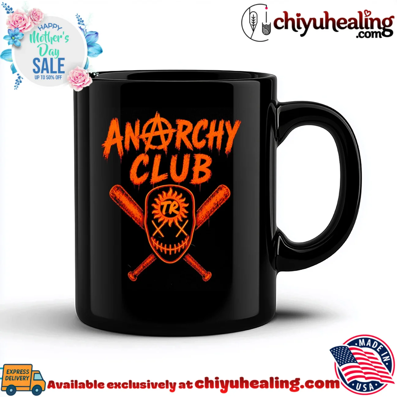 Anarchy Club masked face graphic elite shirt & hoodie | Exclusive Fan Gear Anarchy Club masked face graphic