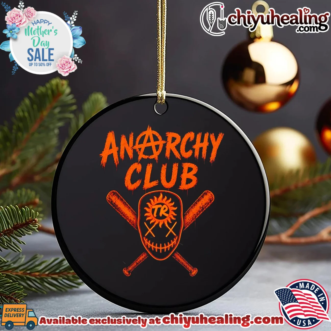 Anarchy Club masked face graphic elite shirt & hoodie | Exclusive Fan Gear Anarchy Club masked face graphic