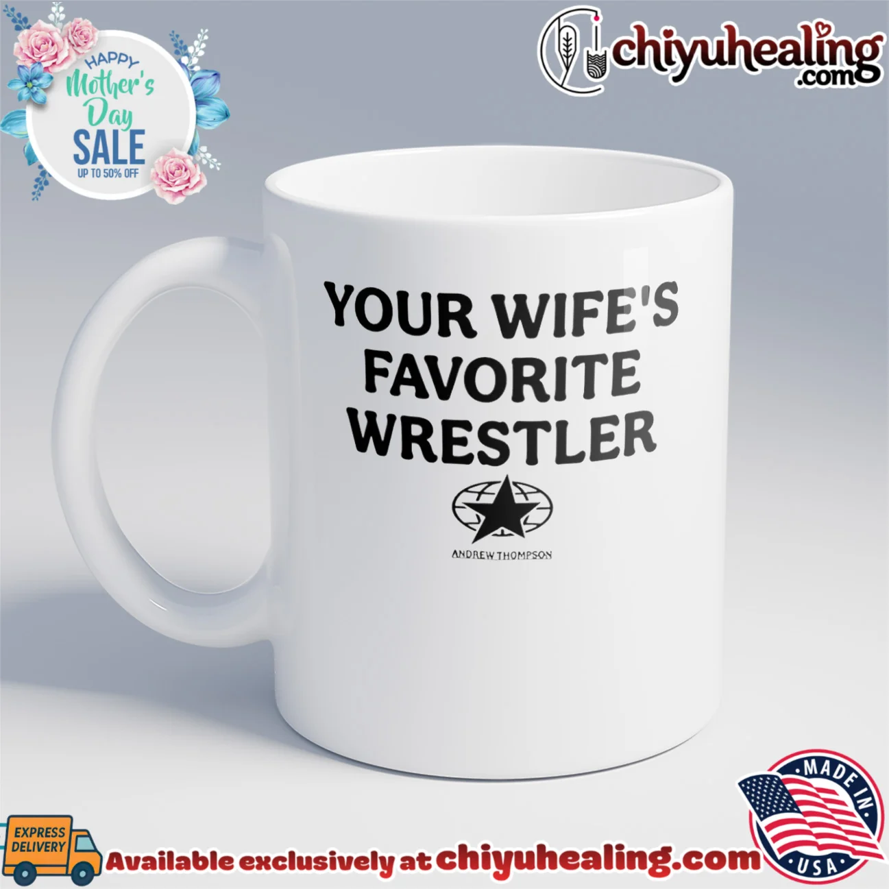 Andrew Thompson your wife's favorite wrestler shirt & hoodie Andrew Thompson your wife's favorite wrestler shirt & hoodie