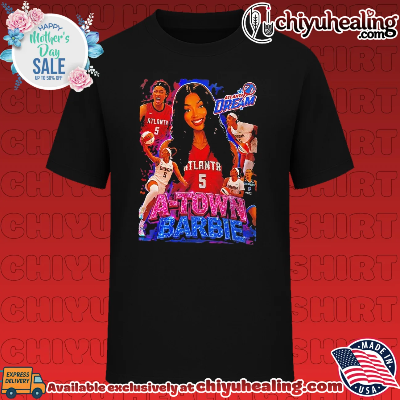 Angel Reese Atlanta Dream A-Town Barbie vintage