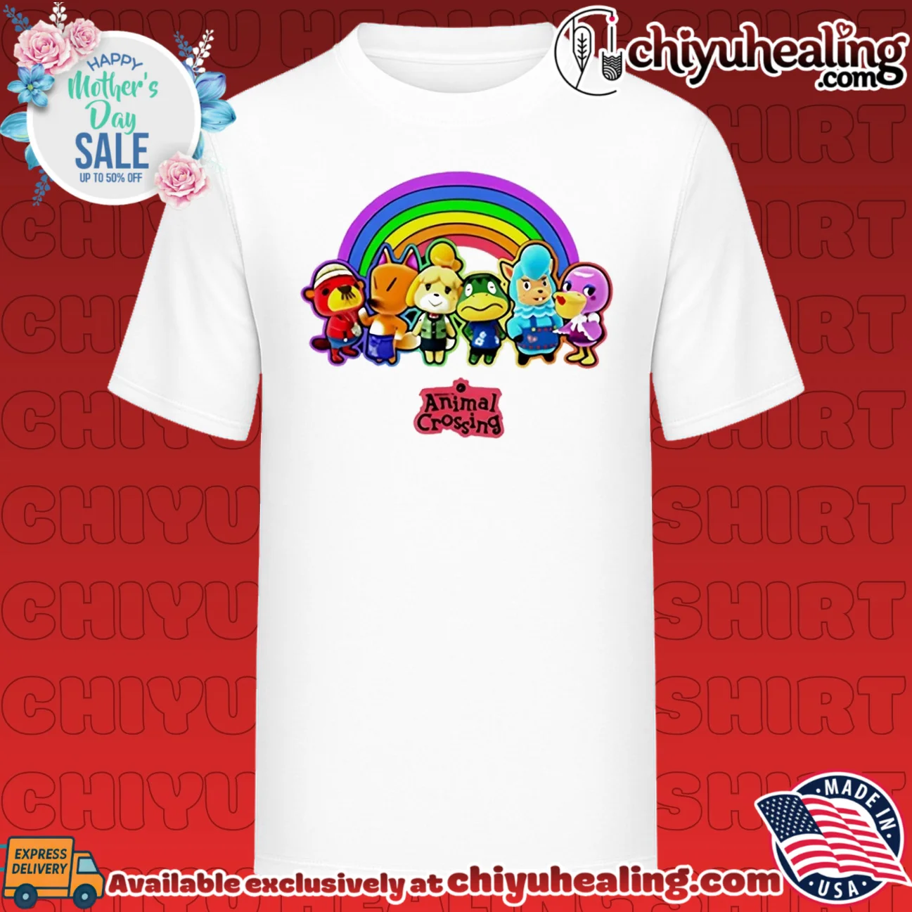 Animal Crossing Rainbow Character