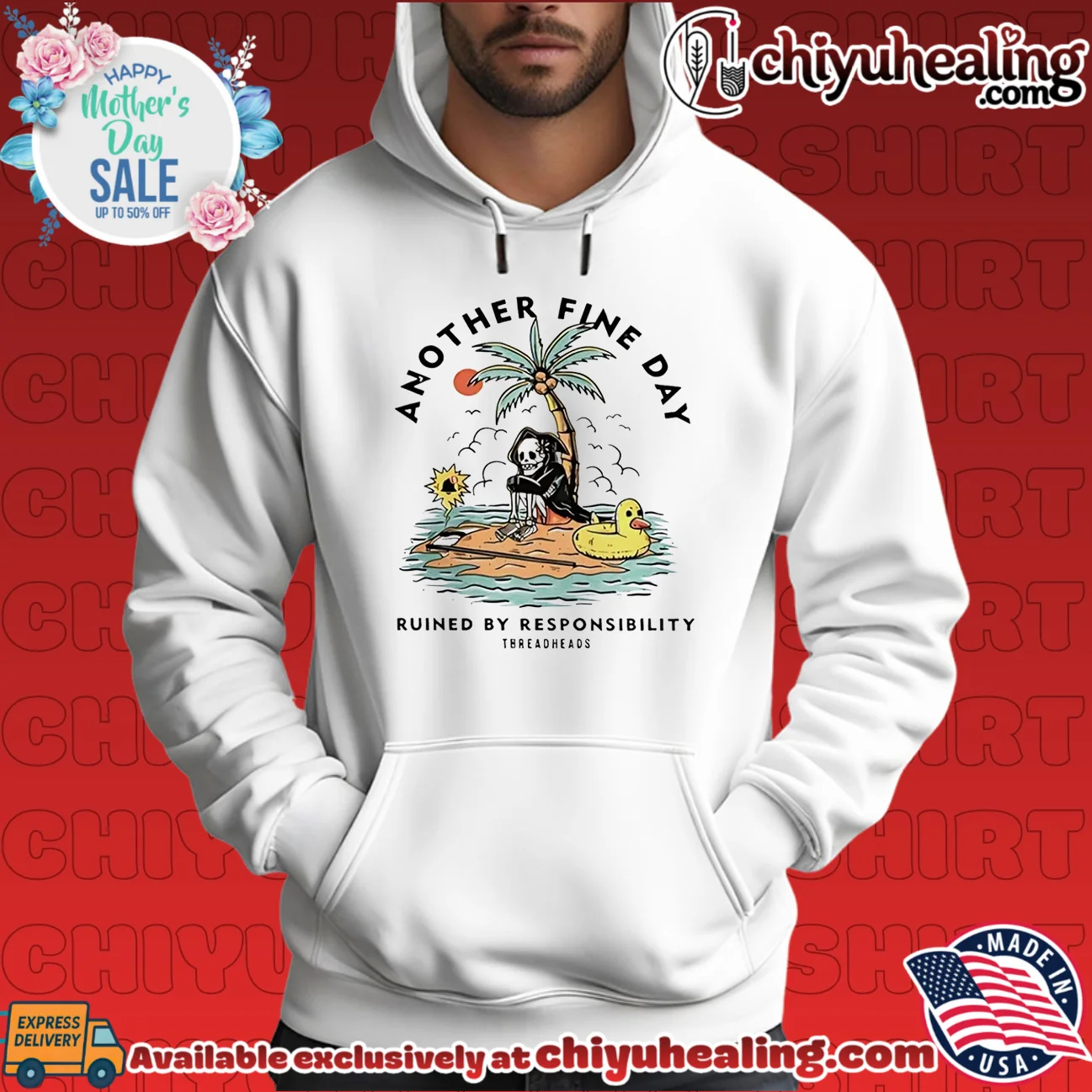 Another fine day ruined by responsibility threadheads elite shirt & hoodie - Premium Streetwear Another fine day ruined by responsibility threadheads elite shirt & hoodie - Premium Streetwear