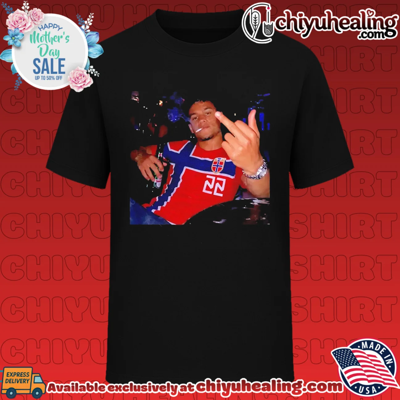Antonio Nusa Norway National Football middle finger
