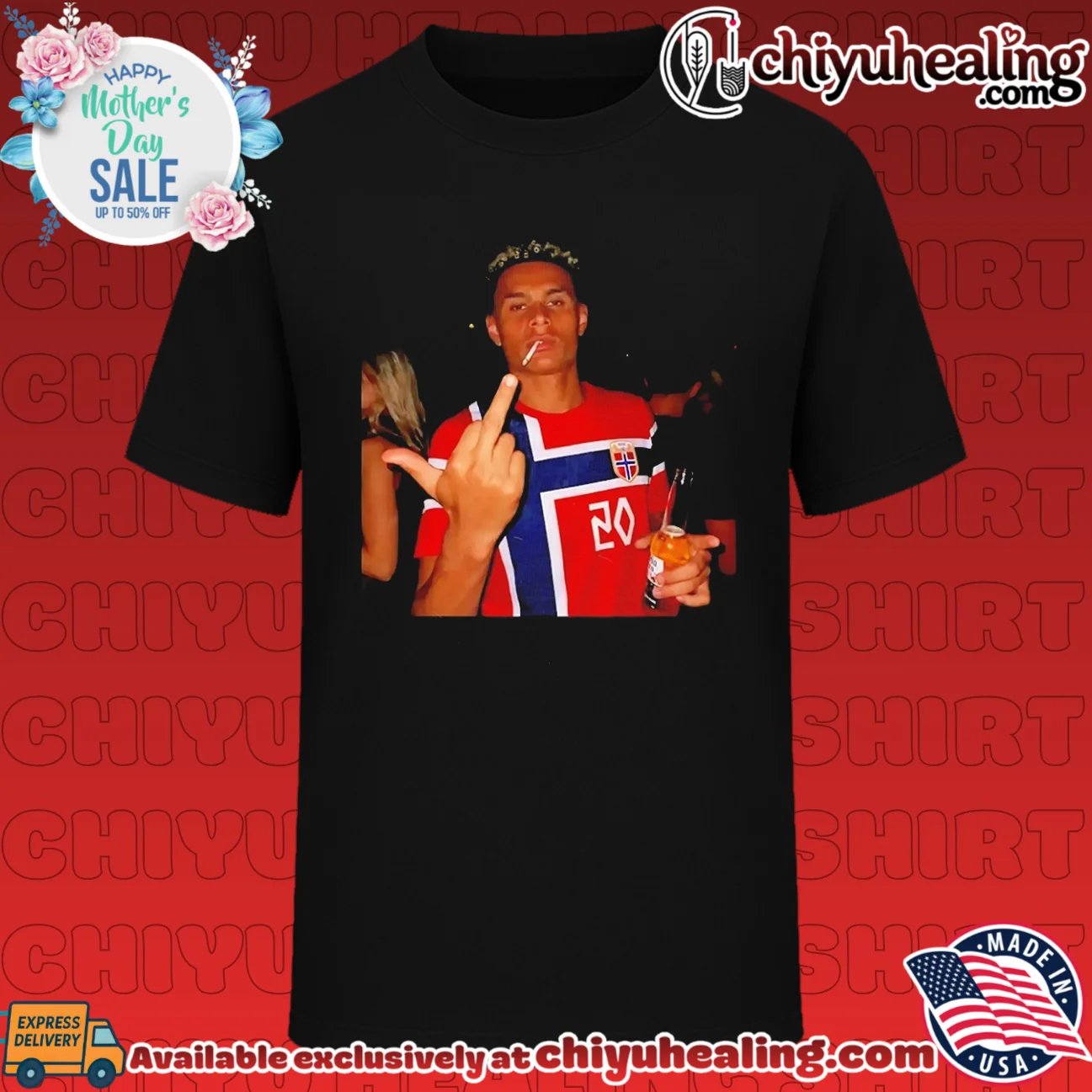 Antonio Nusa Norway National Football Team middle finger