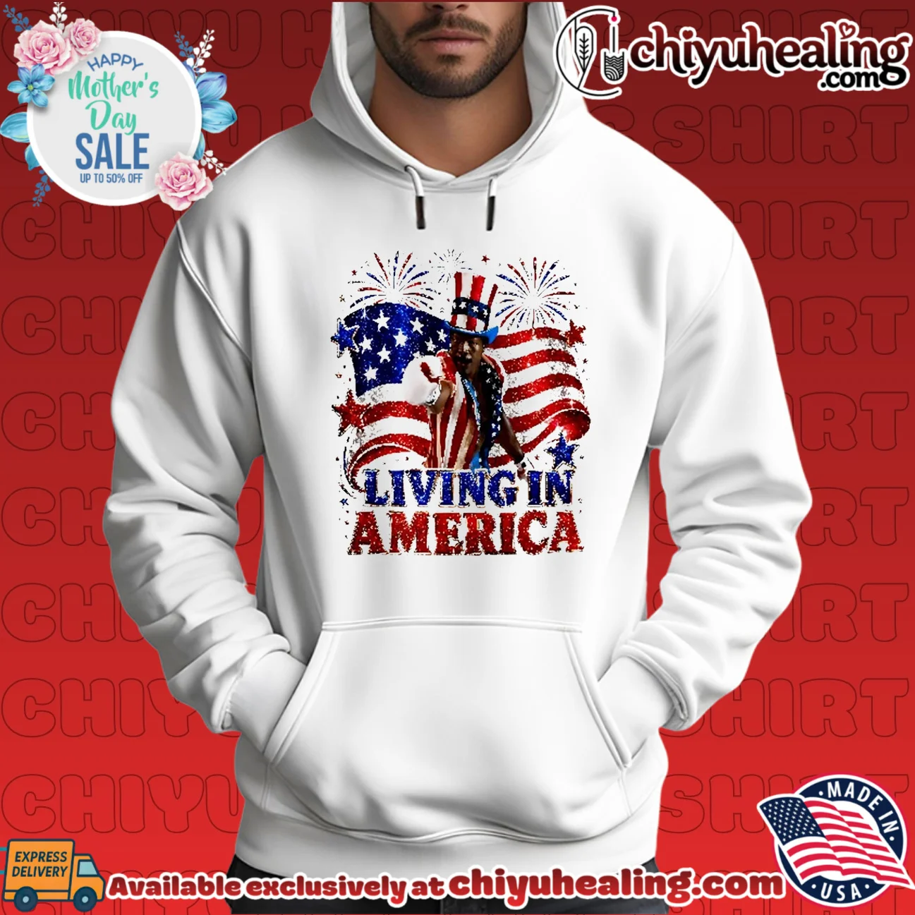 Apollo Creed Living In America official shirt & hoodie | IP Merchandise Apollo Creed Living In America official shirt & hoodie | IP Merchandise