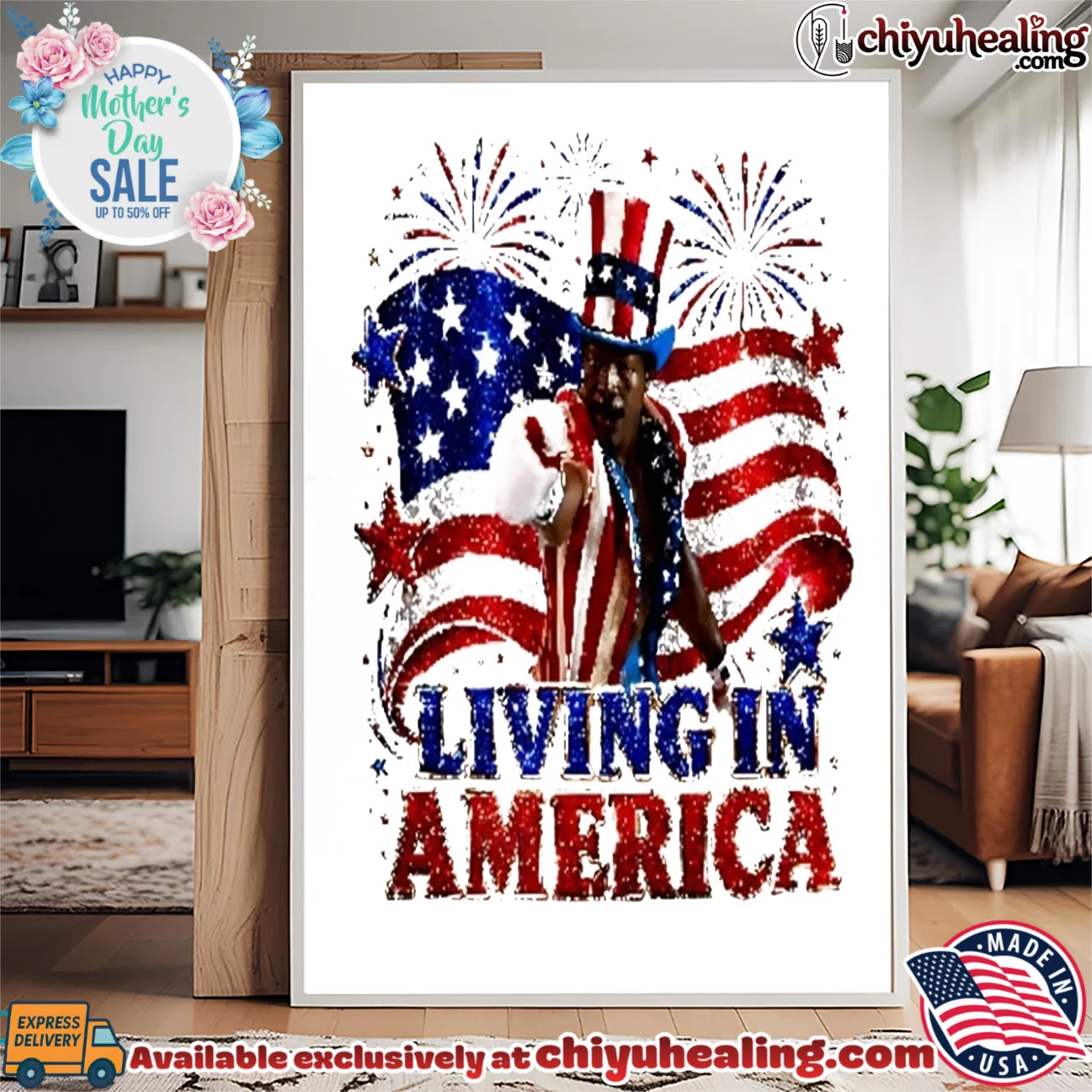Apollo Creed Living In America official shirt & hoodie | IP Merchandise Apollo Creed Living In America
