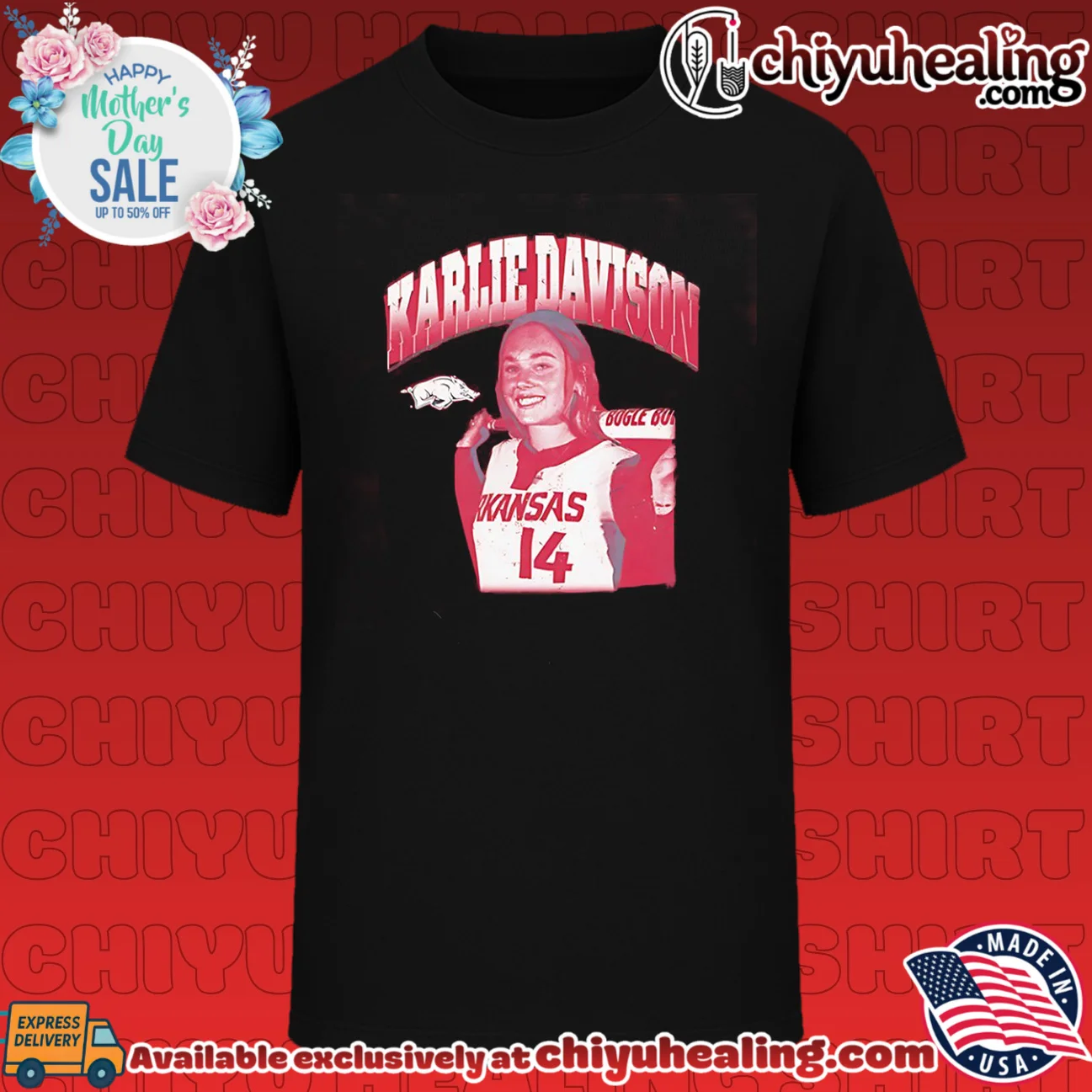 Arkansas softball Karlie Davison portrait