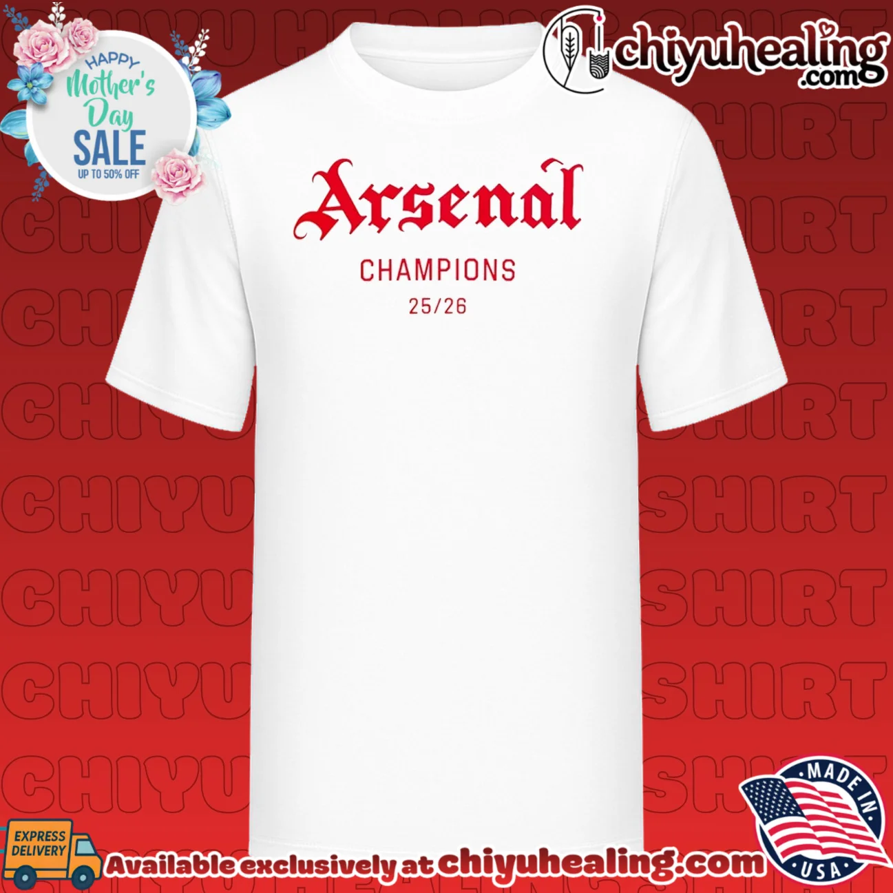 Arsenal AFC PL Champions 2025 2026 logo