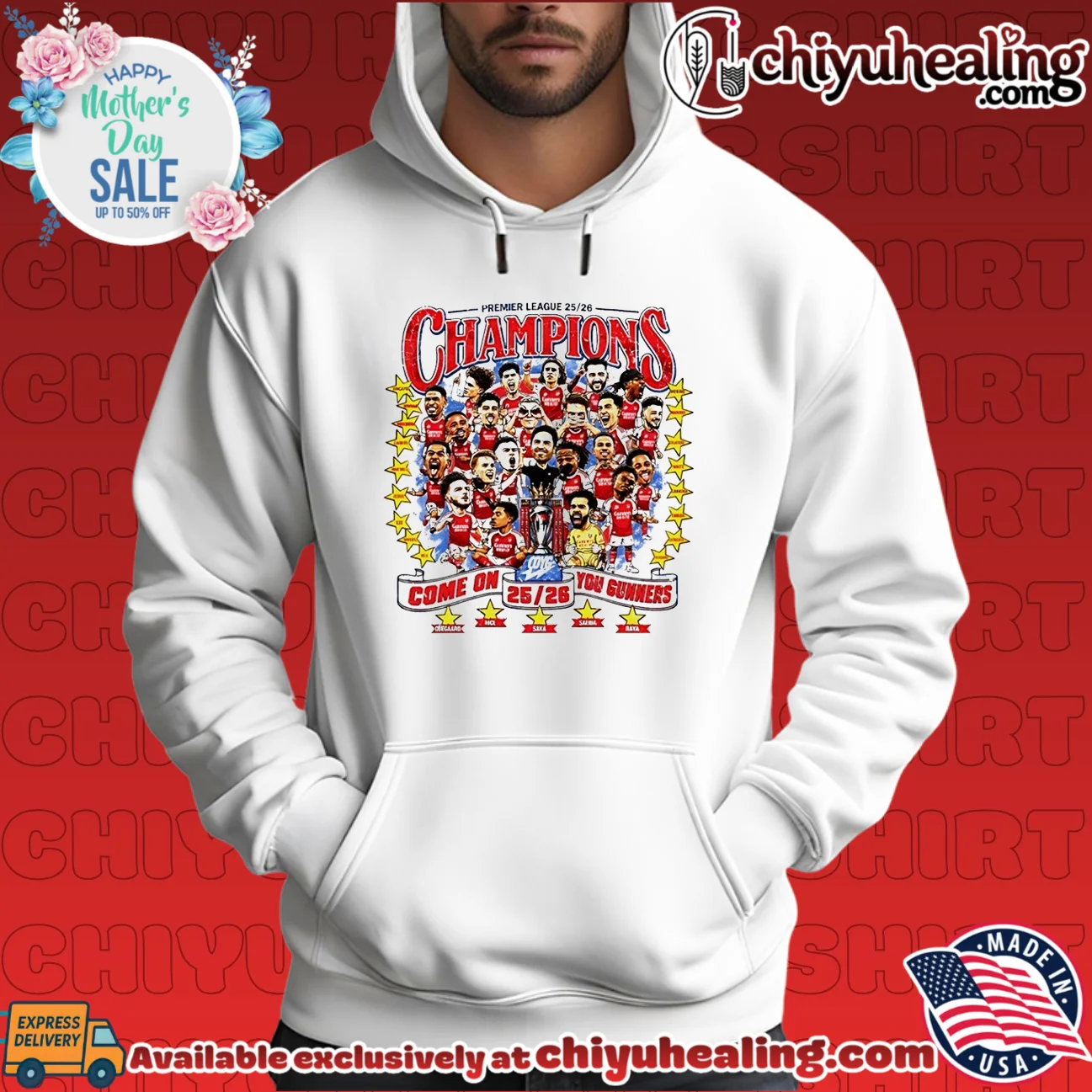 Arsenal FC Premier League 2025 2026 Champions Come one you gunner caricature shirt custom shirt & hoodie | IP Merchandise Arsenal FC Premier League 2025 2026 Champions Come one you gunner caricature shirt custom shirt & hoodie | IP Merchandise