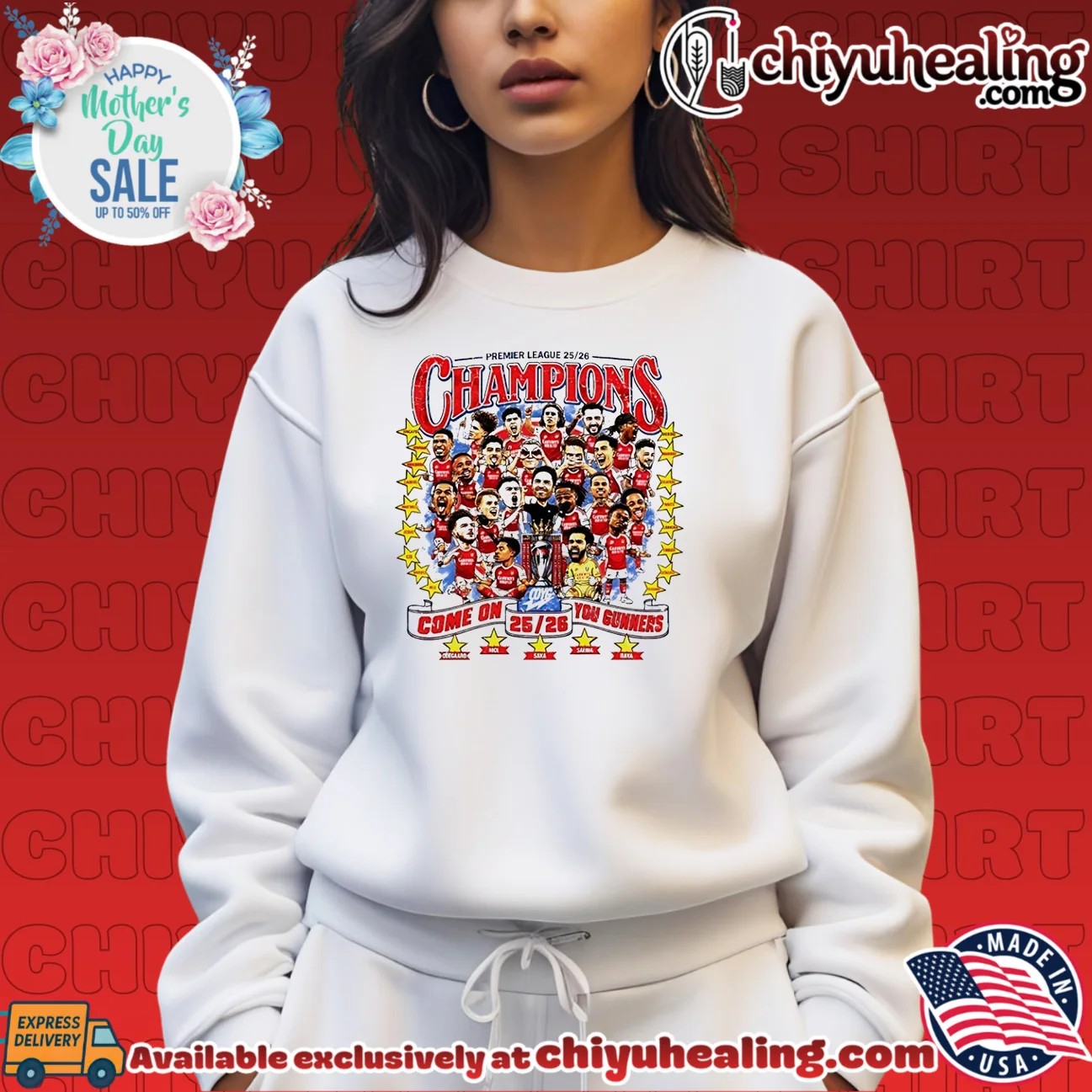 Arsenal FC Premier League 2025 2026 Champions Come one you gunner caricature shirt custom shirt & hoodie | IP Merchandise Arsenal FC Premier League 2025 2026 Champions Come one you gunner caricature shirt