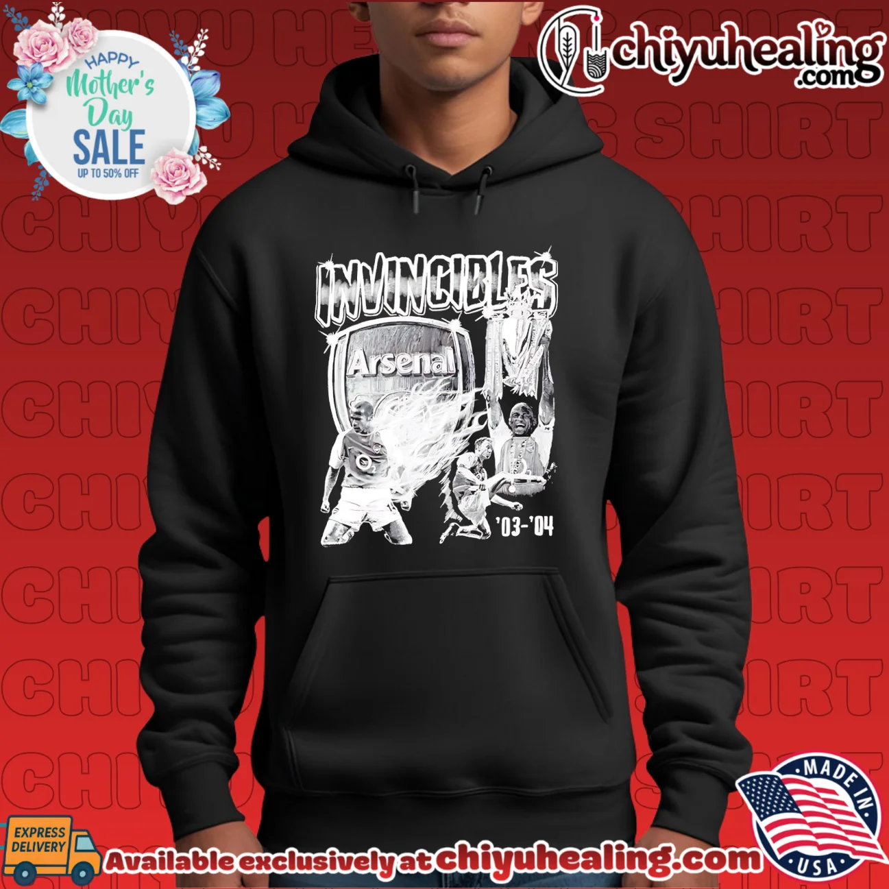 Arsenal Invincibles 03-04 vintage shirt authentic shirt & hoodie | Iconic Look Arsenal Invincibles 03-04 vintage shirt authentic shirt & hoodie | Iconic Look