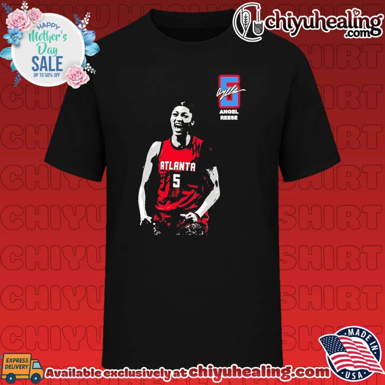 Atlanta Dream Angel Reese Name & Number signature