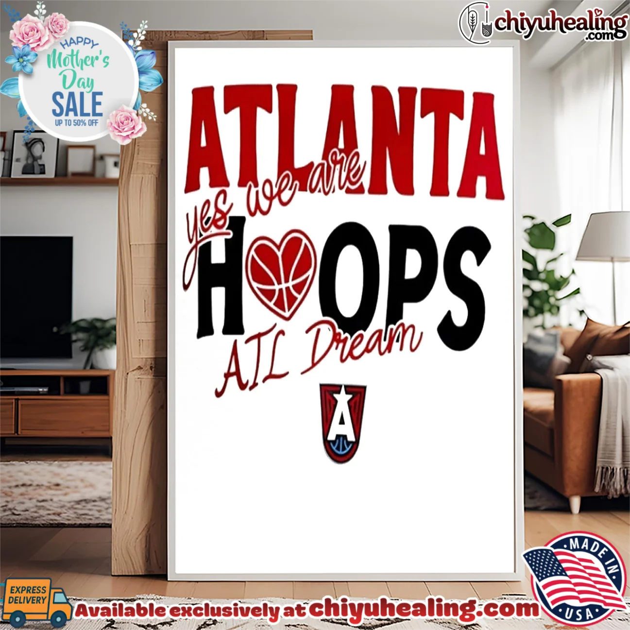 Atlanta Dream Hoops yes we are Atl Dream classic shirt & hoodie - Perfect Fan Gift Atlanta Dream Hoops yes we are Atl Dream