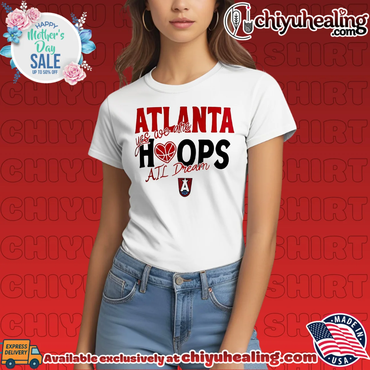Atlanta Dream Hoops yes we are Atl Dream classic shirt & hoodie - Perfect Fan Gift Atlanta Dream Hoops yes we are Atl Dream