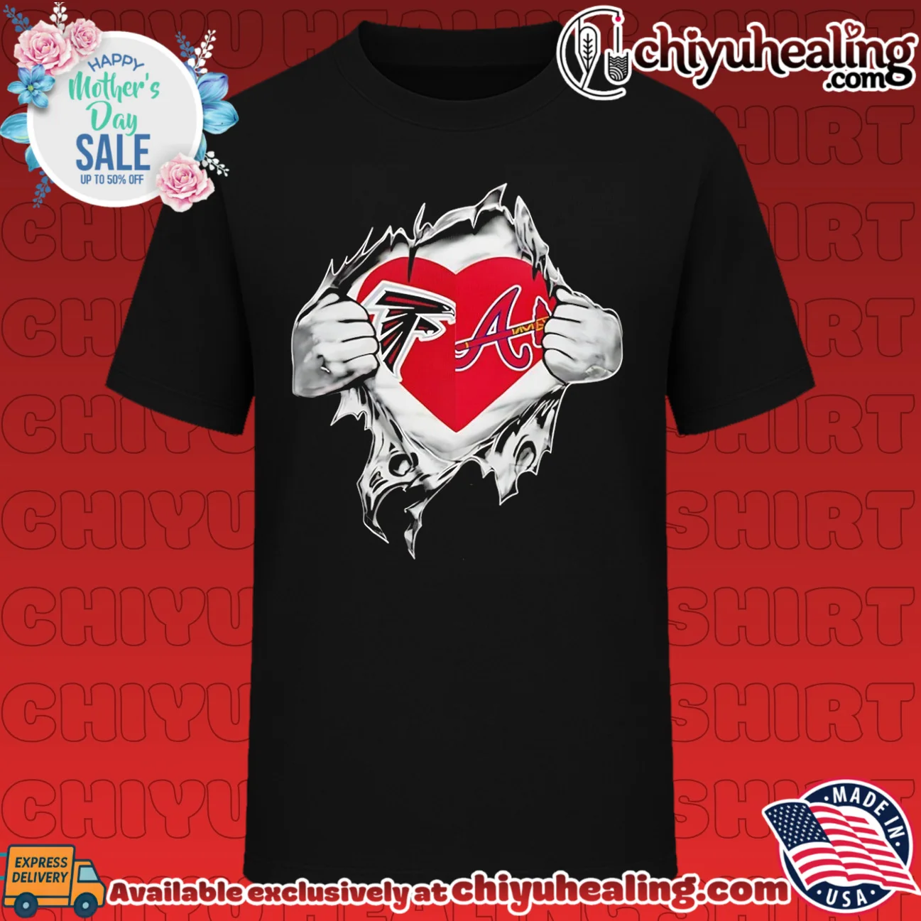 Atlanta Falcons and Atlanta Braves It's in My Heart shirt & hoodie