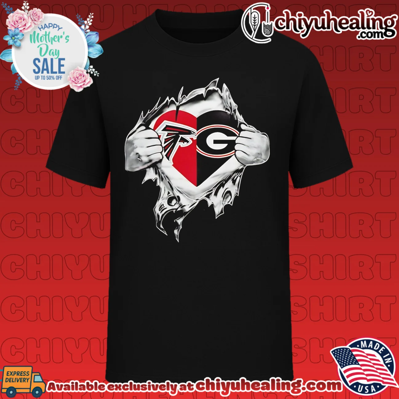 Atlanta Falcons and Georgia Bulldogs It Is in My Heart shirt & hoodie