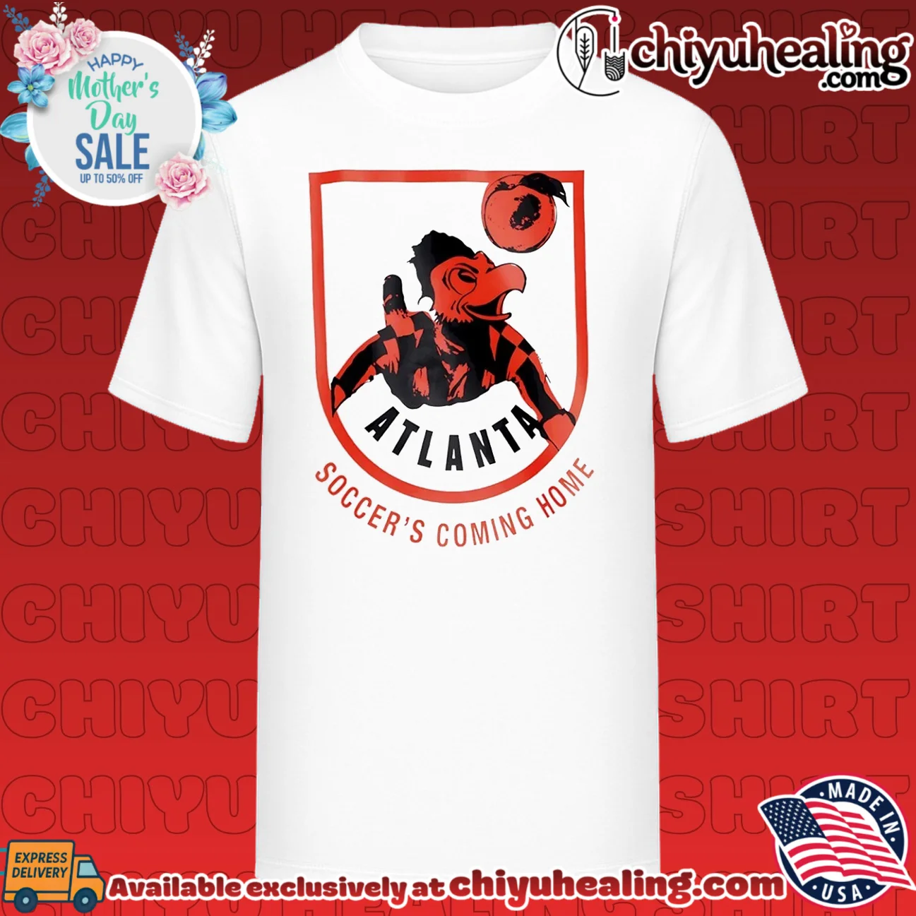 Atlanta Soccer's Coming Home Road Trip Peach Soccer shirt & hoodie