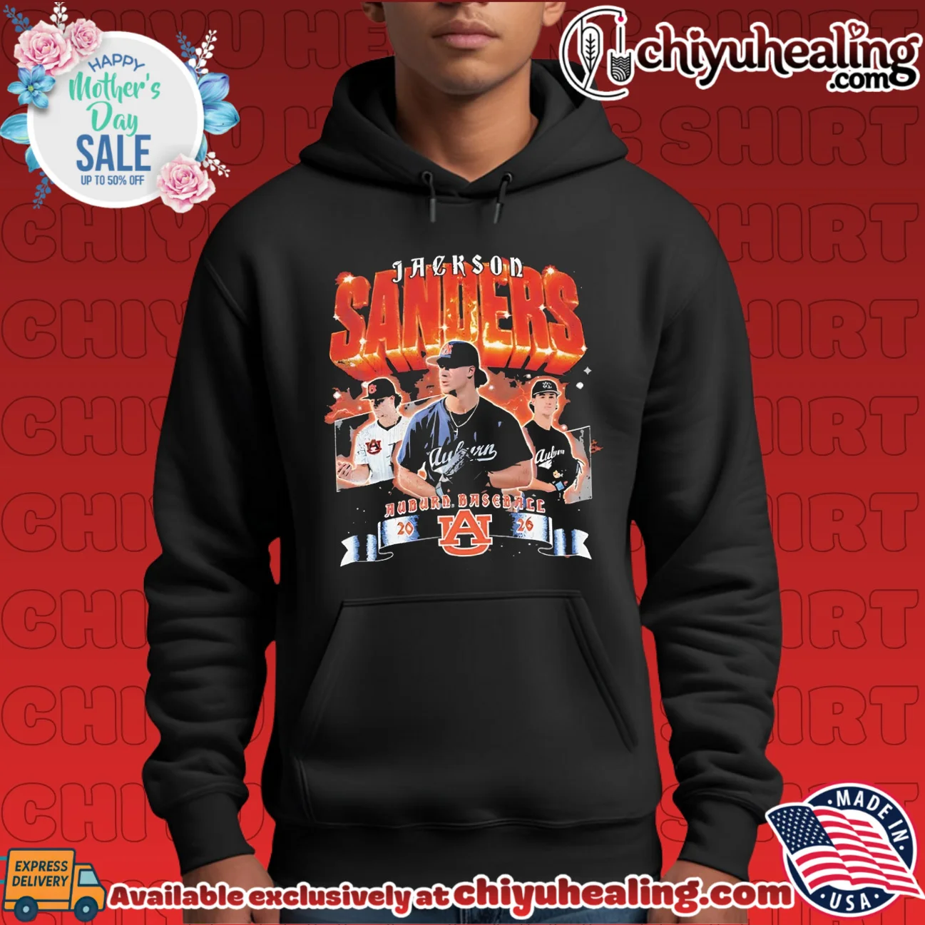 Auburn baseball Jackson Sanders portrait vintage prime shirt & hoodie | Modern Street Style Auburn baseball Jackson Sanders portrait vintage prime shirt & hoodie | Modern Street Style