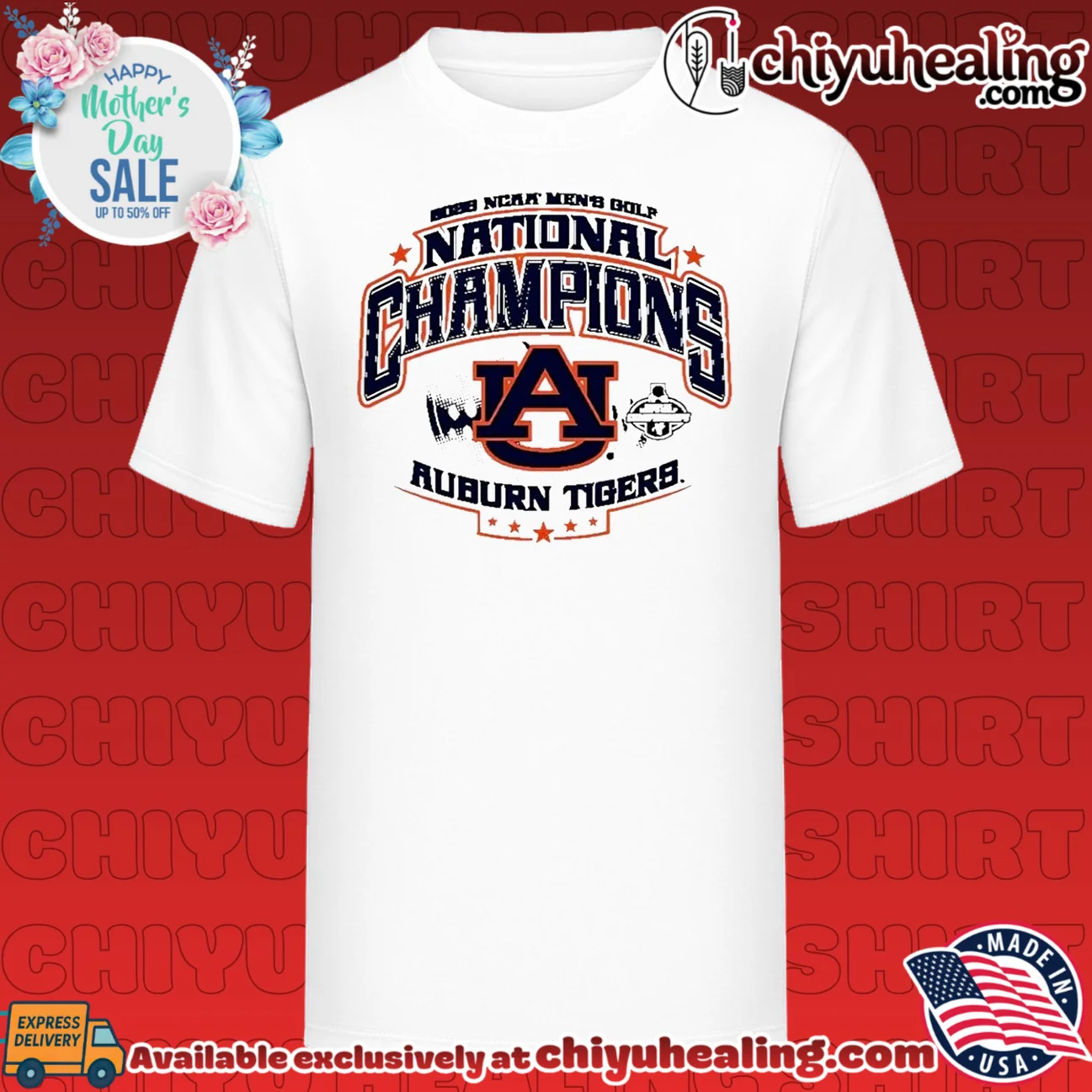 Auburn Tigers 2026 NCAA Men's Golf National Champions vintage