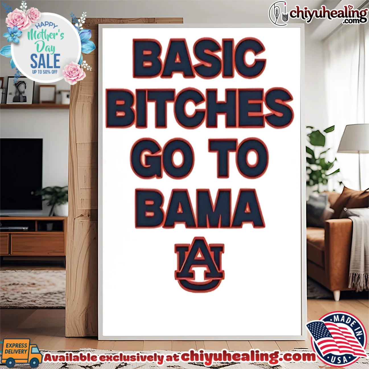 Auburn Tigers Bad bitches go to bama custom shirt & hoodie - Urban Fashion Auburn Tigers Bad bitches go to bama
