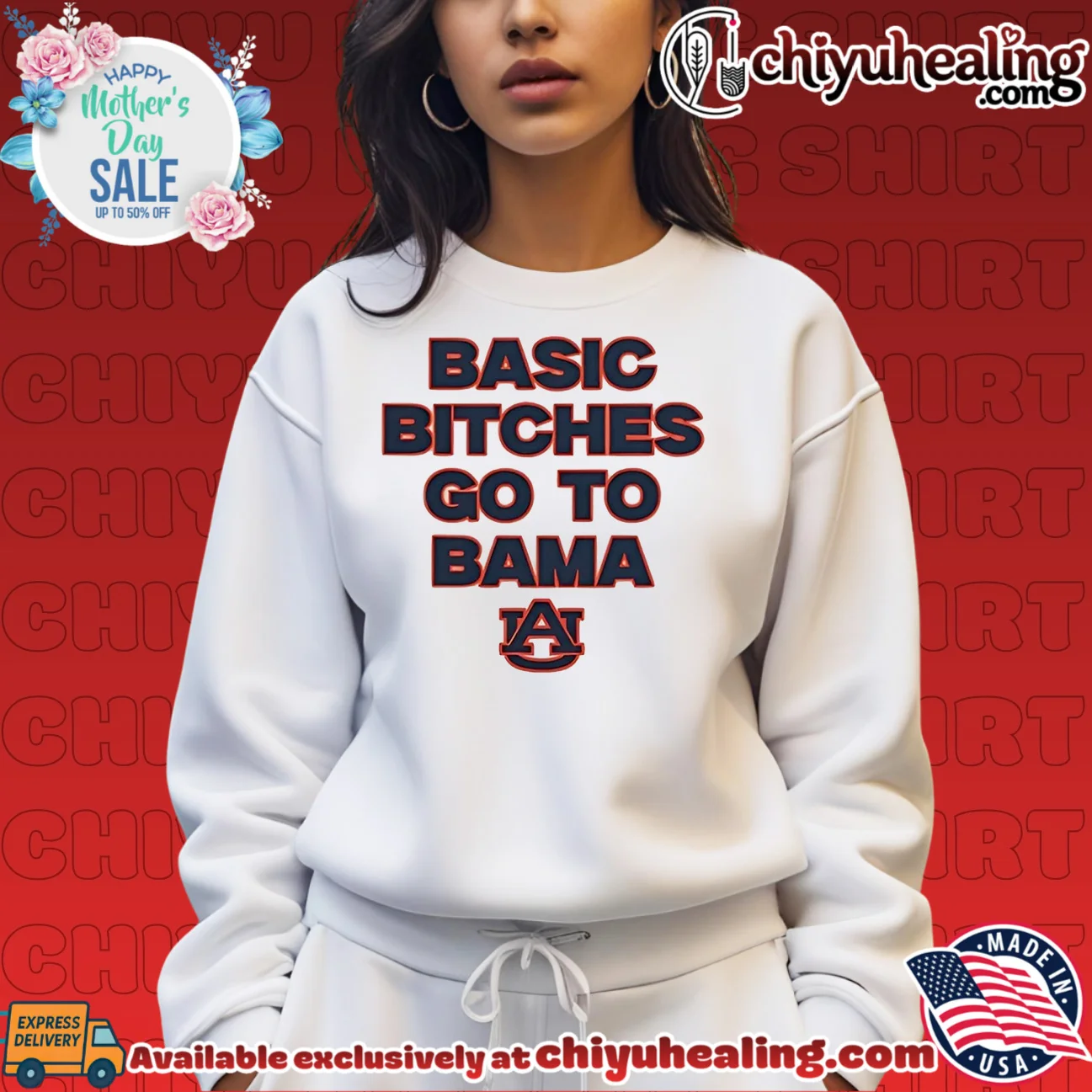 Auburn Tigers Bad bitches go to bama custom shirt & hoodie - Urban Fashion Auburn Tigers Bad bitches go to bama