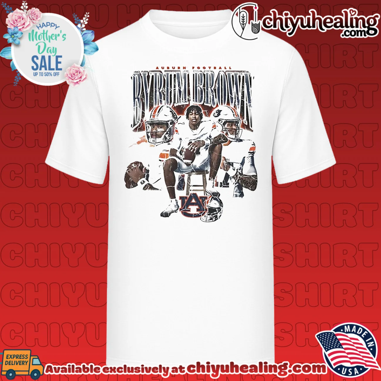 Auburn Tigers Byrum Brown vintage