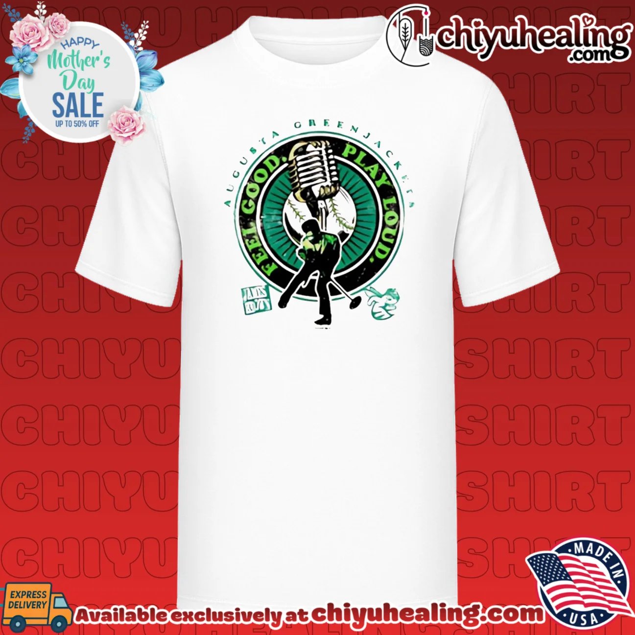 Augusta GreenJackets x James Brown Feel Good Play Loud shirt & hoodie