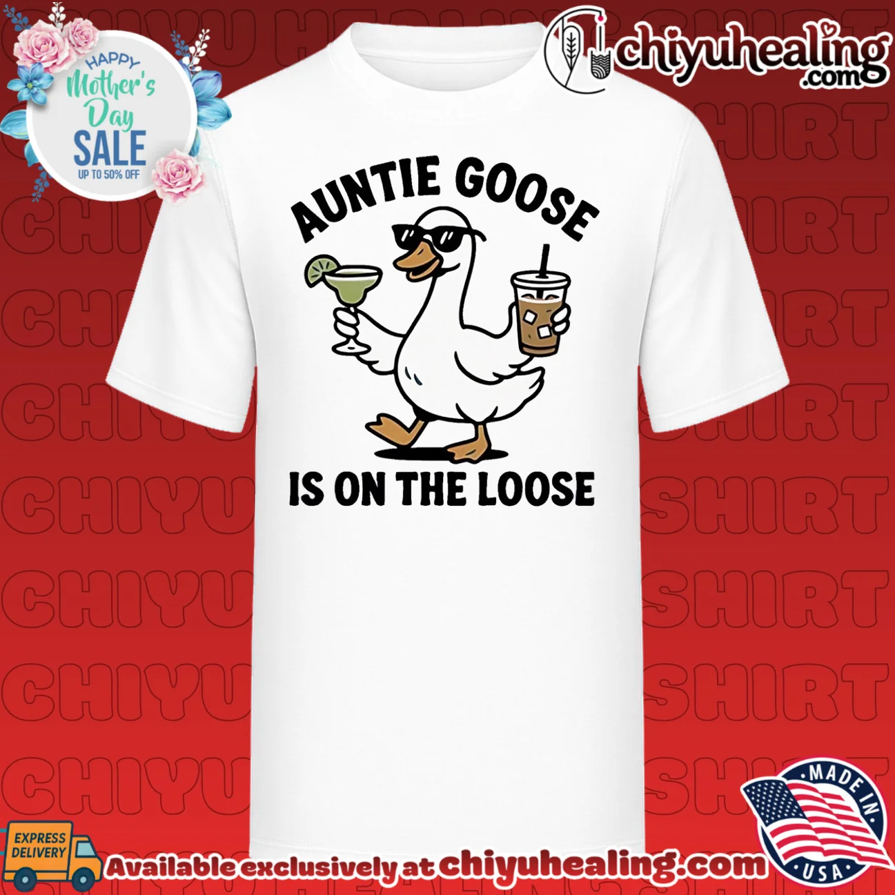 Auntie goose is on the loose cartoon goose