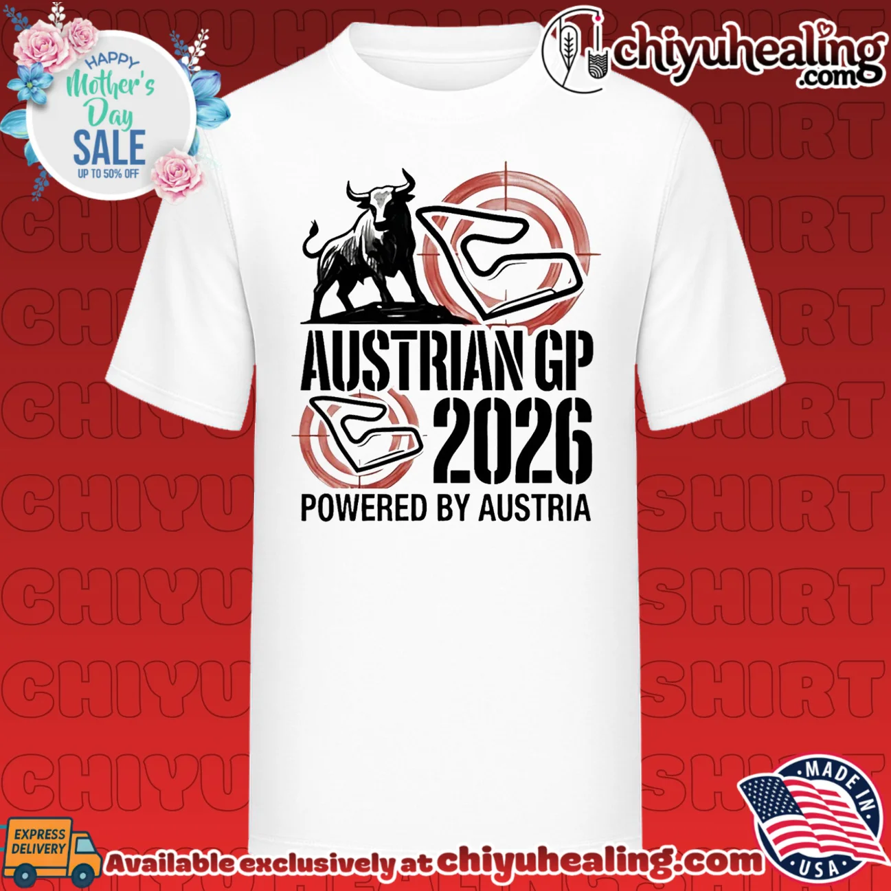 Austrian Grand Prix 2026 powered by Austria graphic shirt & hoodie
