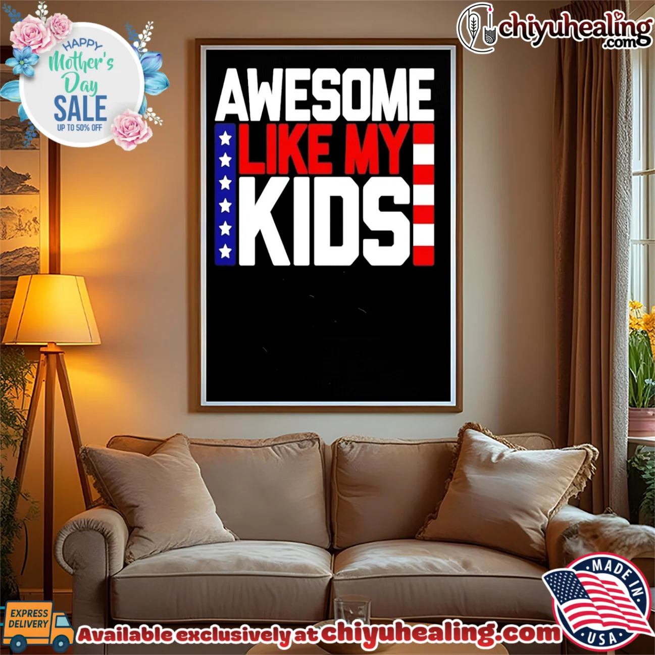 Awesome like my kids America 2026 statement shirt & hoodie - Premium Streetwear Awesome like my kids America 2026