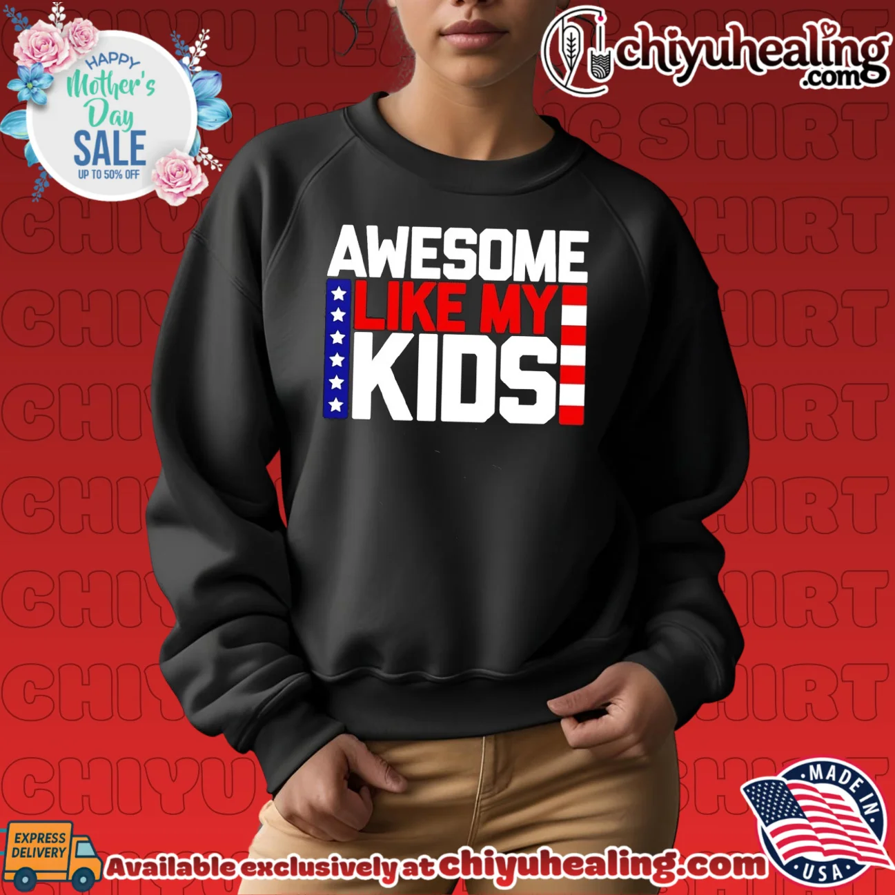 Awesome like my kids America 2026 statement shirt & hoodie - Premium Streetwear Awesome like my kids America 2026