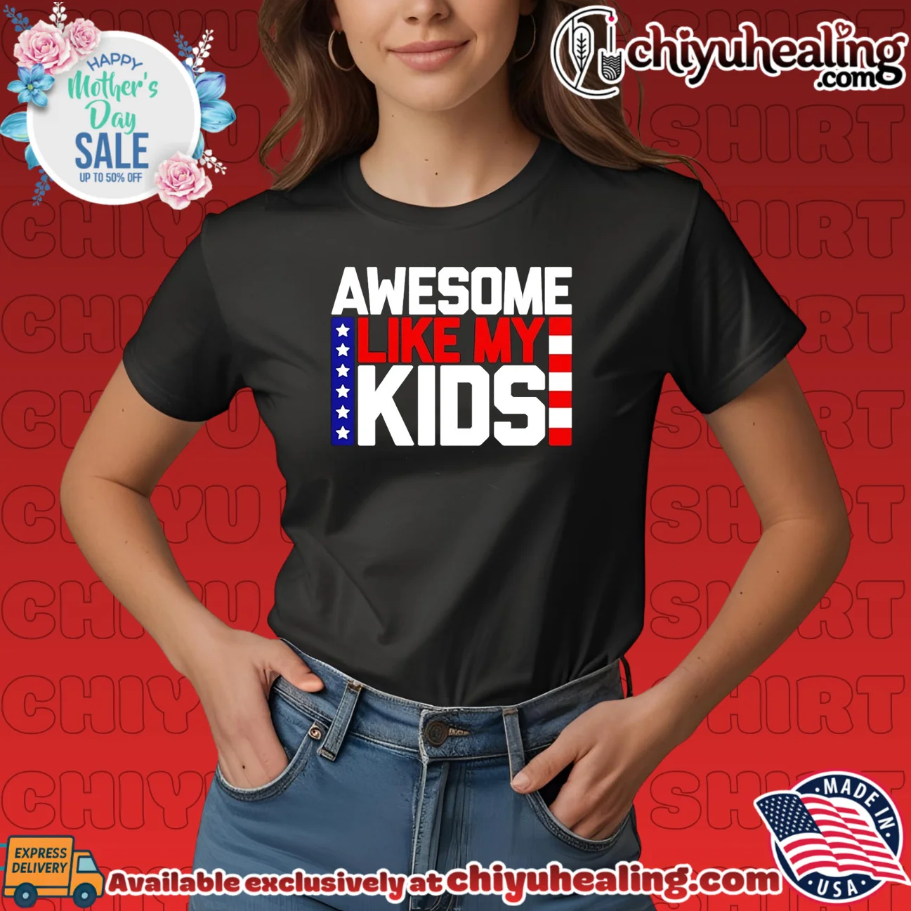 Awesome like my kids America 2026 statement shirt & hoodie - Premium Streetwear Awesome like my kids America 2026