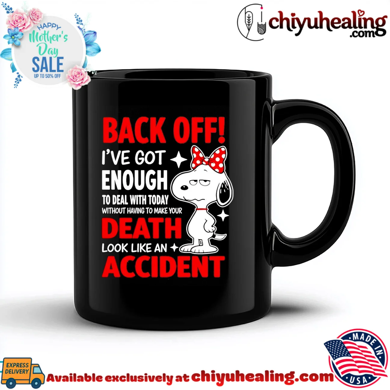 Back off I've got enough to deal with today without having to make your death look like a accident Snoopy shirt & hoodie Back off I've got enough to deal with today without having to make your death look like a accident Snoopy shirt & hoodie