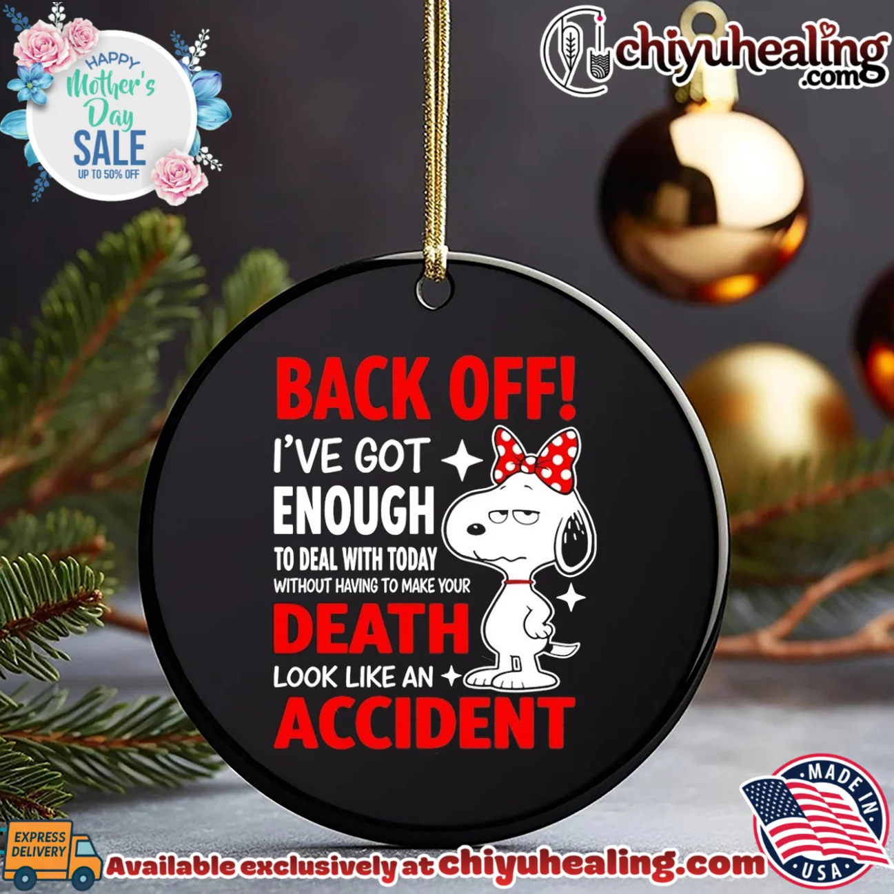 Back off I've got enough to deal with today without having to make your death look like a accident Snoopy shirt & hoodie Back off I've got enough to deal with today without having to make your death look like a accident Snoopy shirt & hoodie