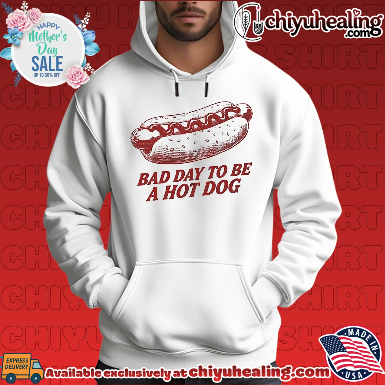 Bad Day to Be a Hot Dog funny food humor shirt & hoodie Bad Day to Be a Hot Dog funny food humor shirt & hoodie