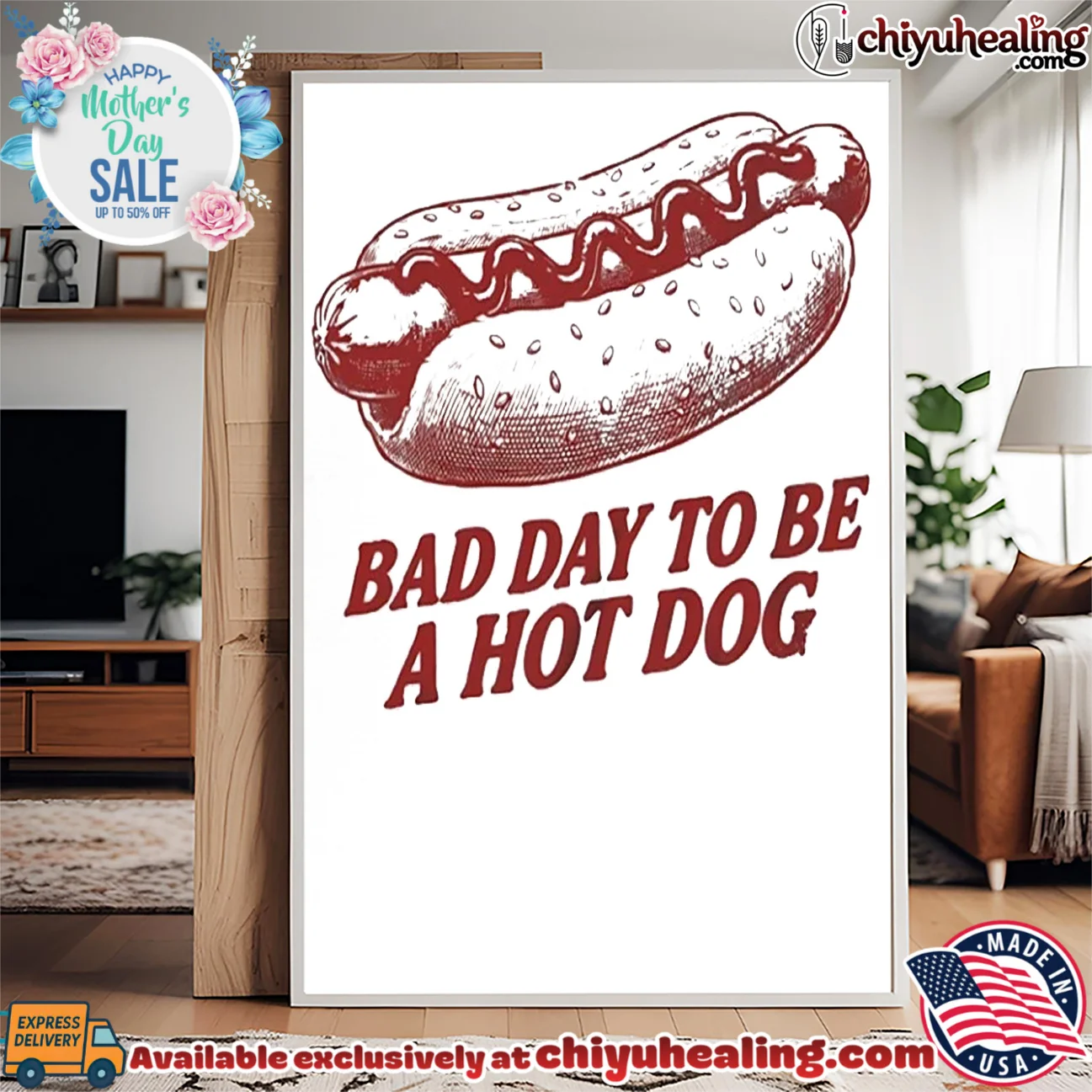 Bad Day to Be a Hot Dog funny food humor shirt & hoodie Bad Day to Be a Hot Dog funny food humor