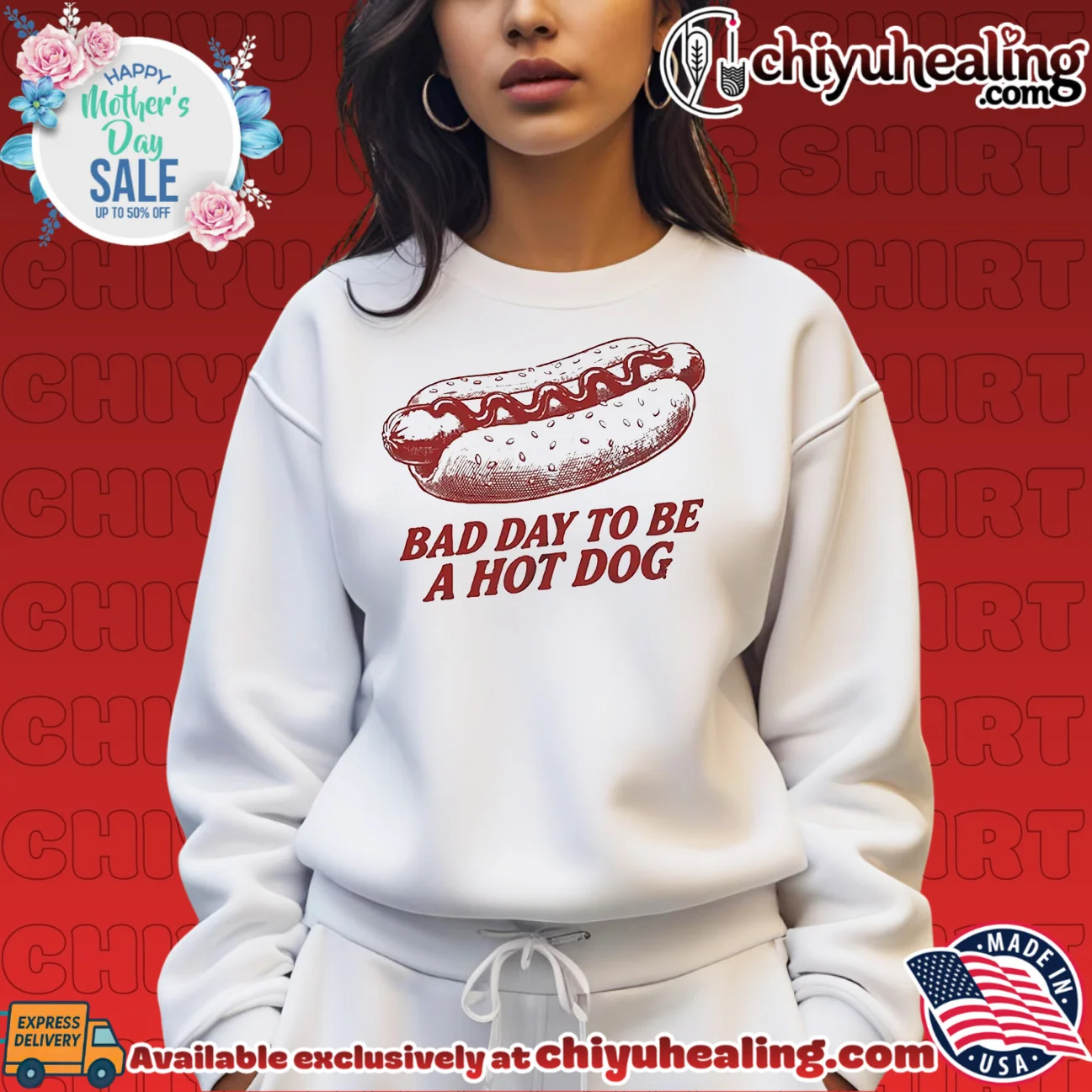 Bad Day to Be a Hot Dog funny food humor shirt & hoodie Bad Day to Be a Hot Dog funny food humor