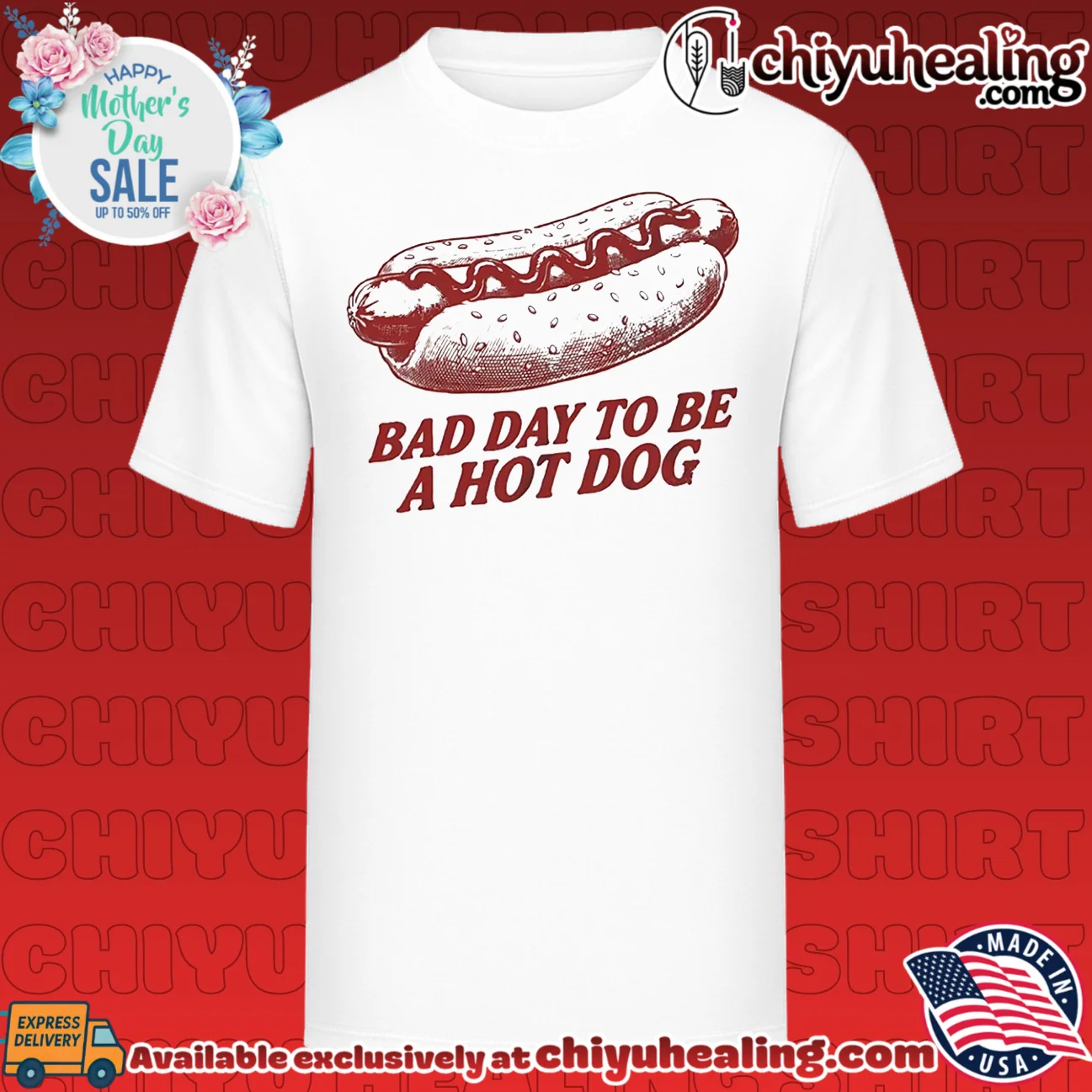 Bad Day to Be a Hot Dog funny food humor