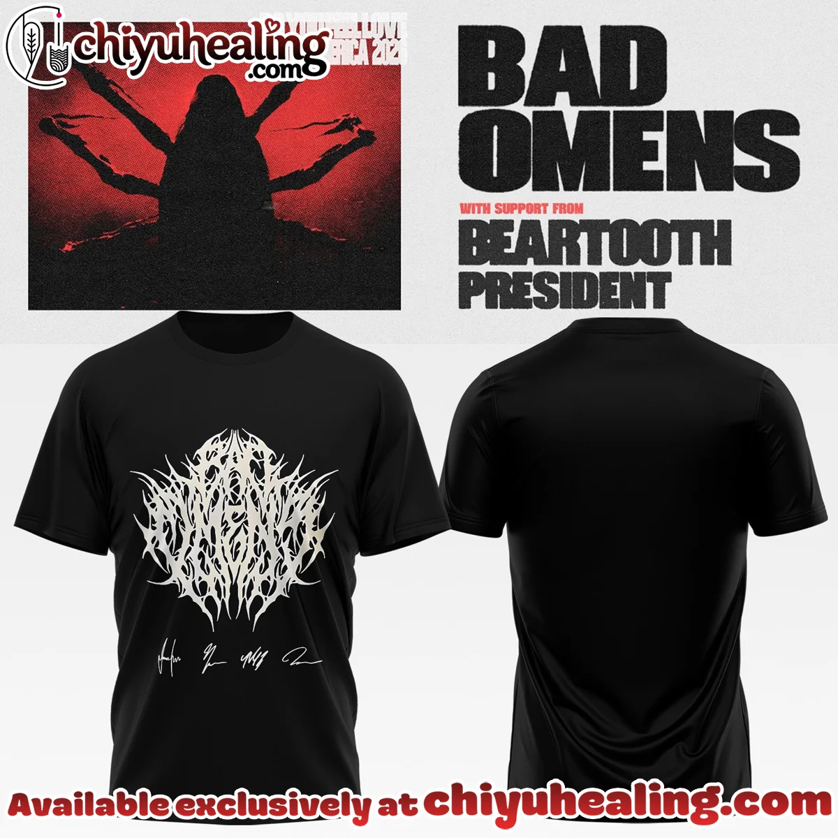 Bad Omens Do You Feel Love Tour Shirt & Hoodie - Part 15