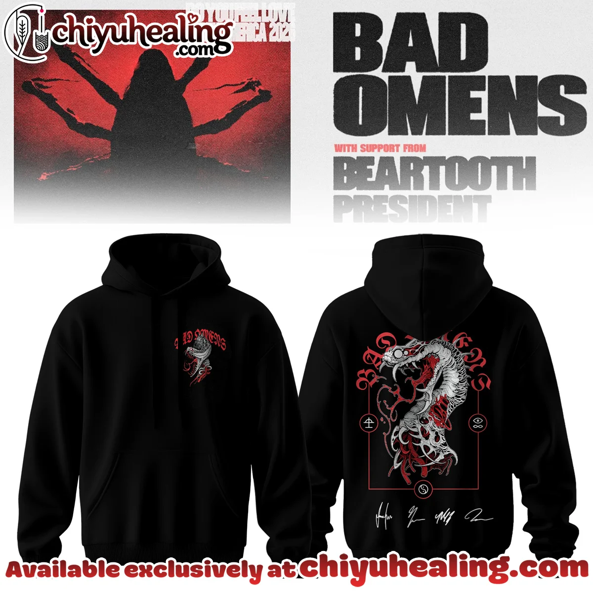 Bad Omens Do You Feel Love Tour T-Shirt & Hoodie [Drop 1]