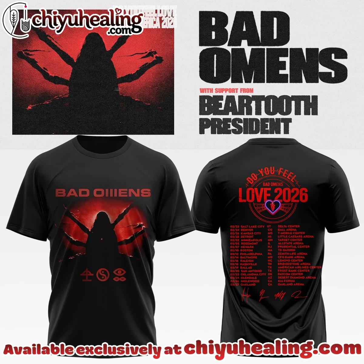 Bad Omens Do You Feel Love Tour T-Shirt & Hoodie - Variant 14