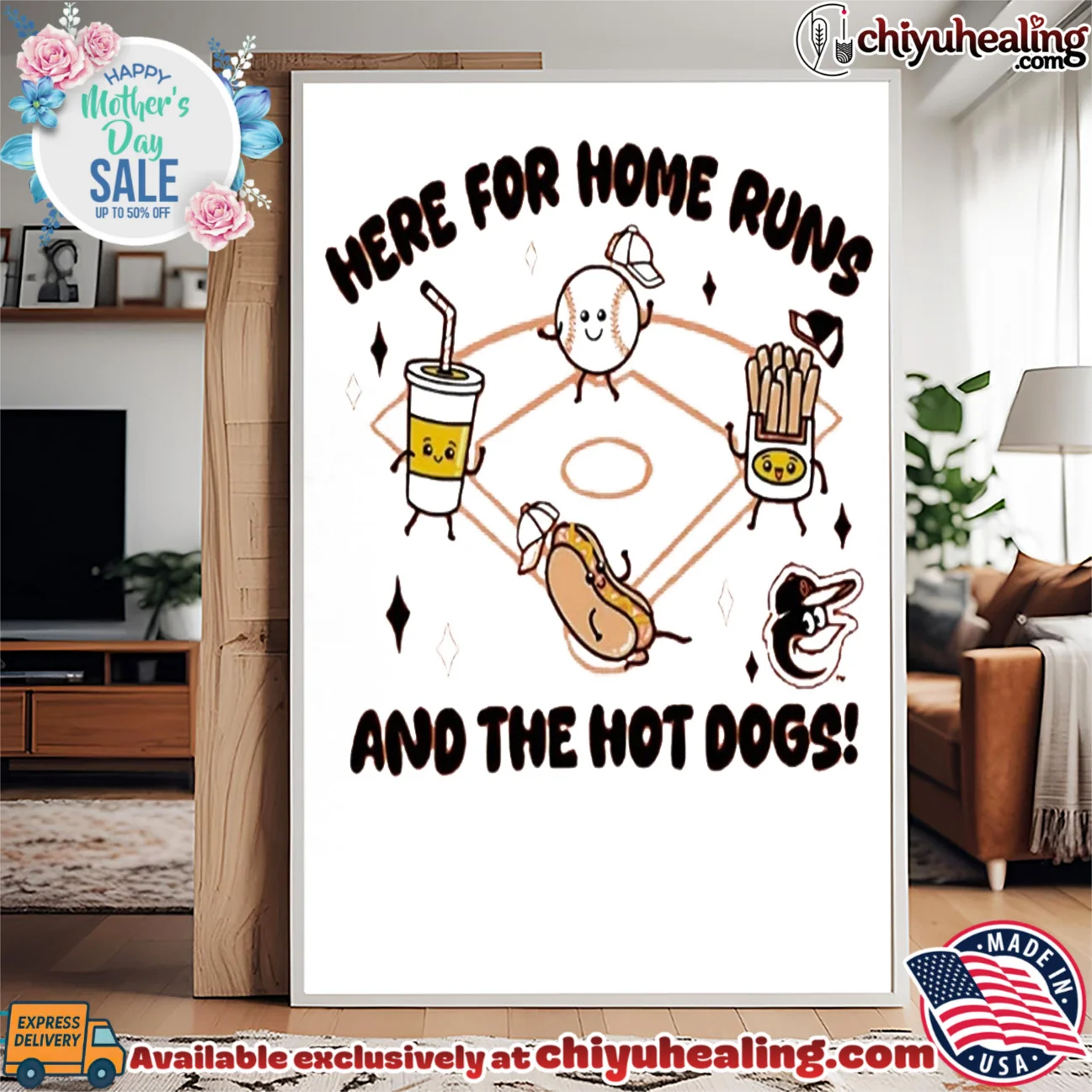 Baltimore Orioles Snack here for home runs and the hot dogs signature shirt & hoodie | IP Merchandise Baltimore Orioles Snack here for home runs and the hot dogs