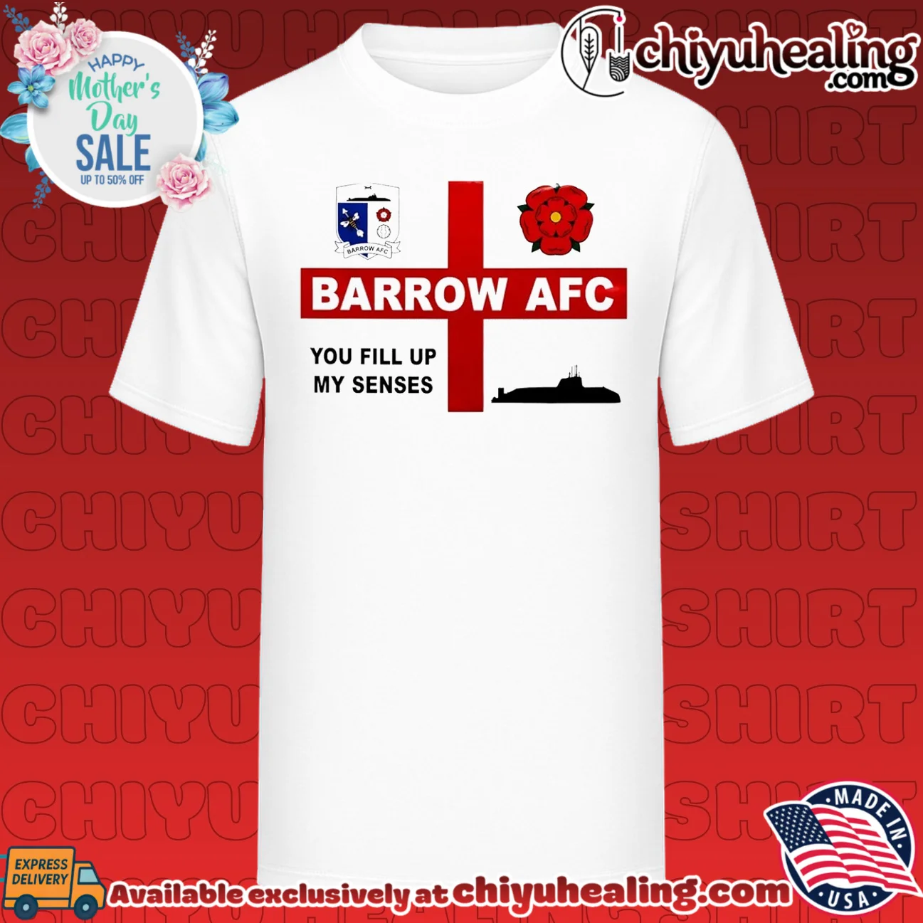 Barrow AFC You Fill Up My Senses Submarine Flag