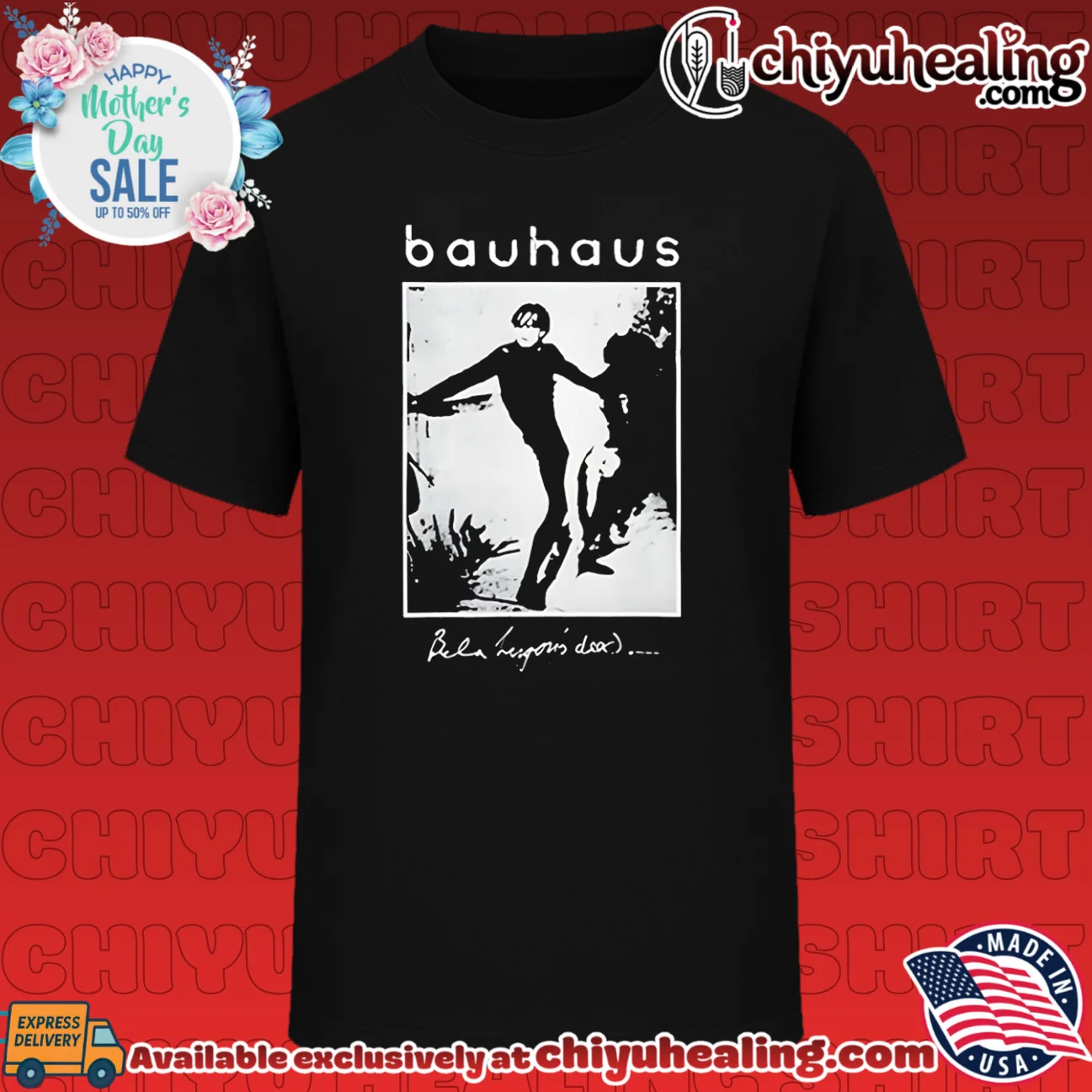 Bauhaus Bela Lugosi's Dead Goth Rock Post-Punk shirt & hoodie
