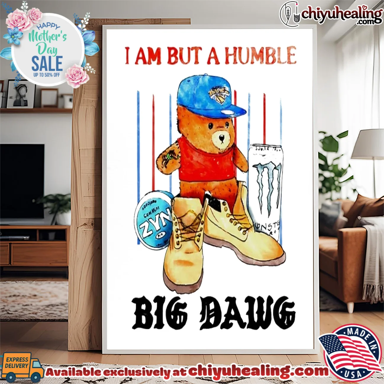 Bear I am but a humble big dawg vintage shirt & hoodie | Aesthetic Apparel Bear I am but a humble big dawg