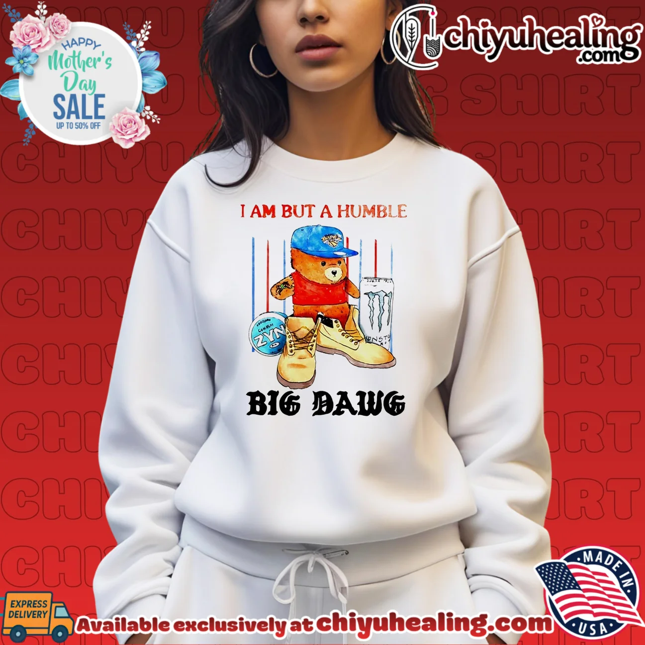 Bear I am but a humble big dawg vintage shirt & hoodie | Aesthetic Apparel Bear I am but a humble big dawg