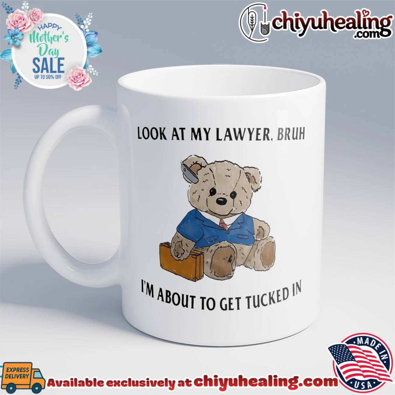 Bear look at my lawyer bruh I'm about to get tucked in retro shirt & hoodie | Aesthetic Apparel Bear look at my lawyer bruh I'm about to get tucked in